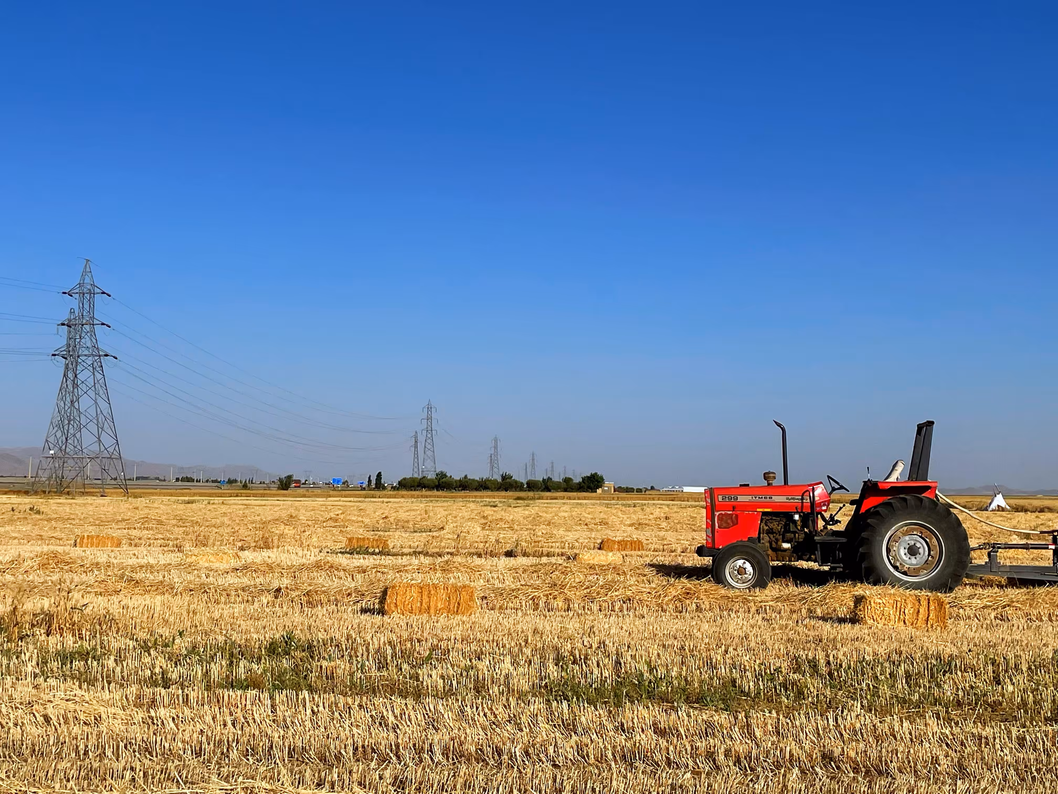 Red tractor