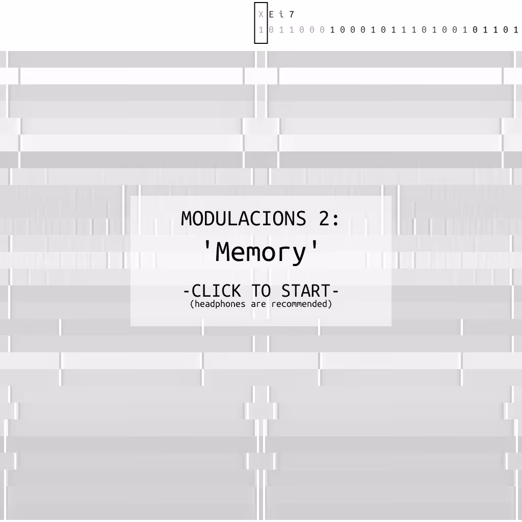 Modulacions 2: 'Memory' (audio) #109