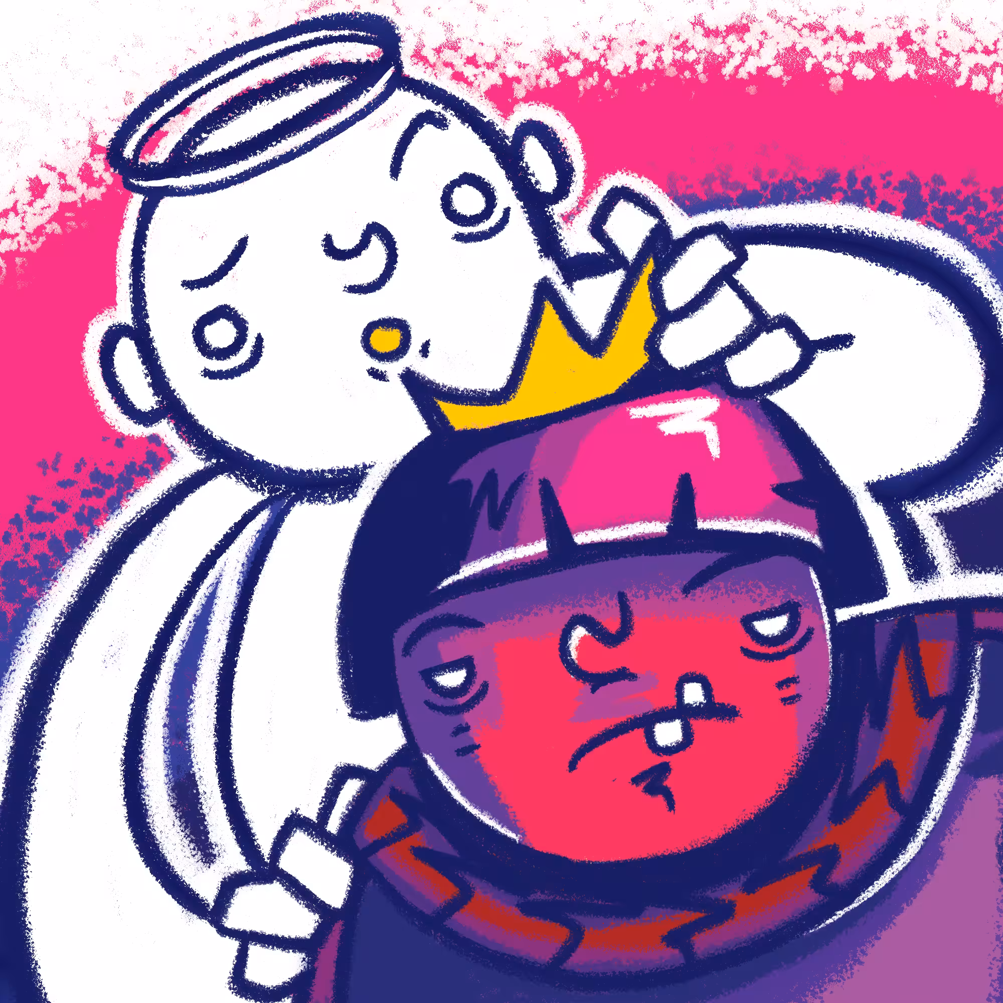 Angel wants a crown