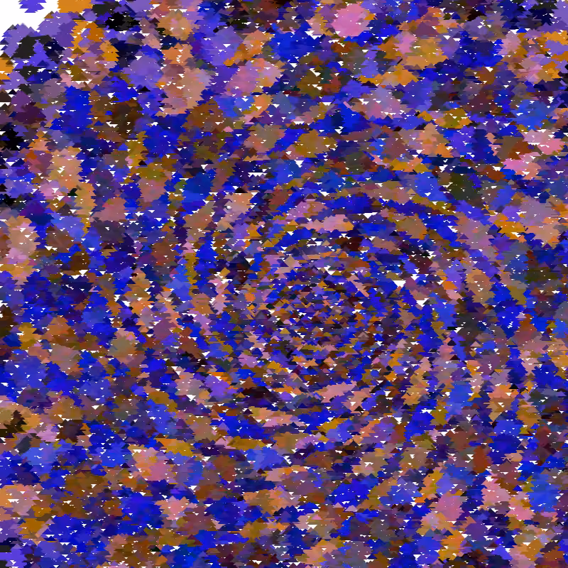 Mosaic or stained glass drops #36