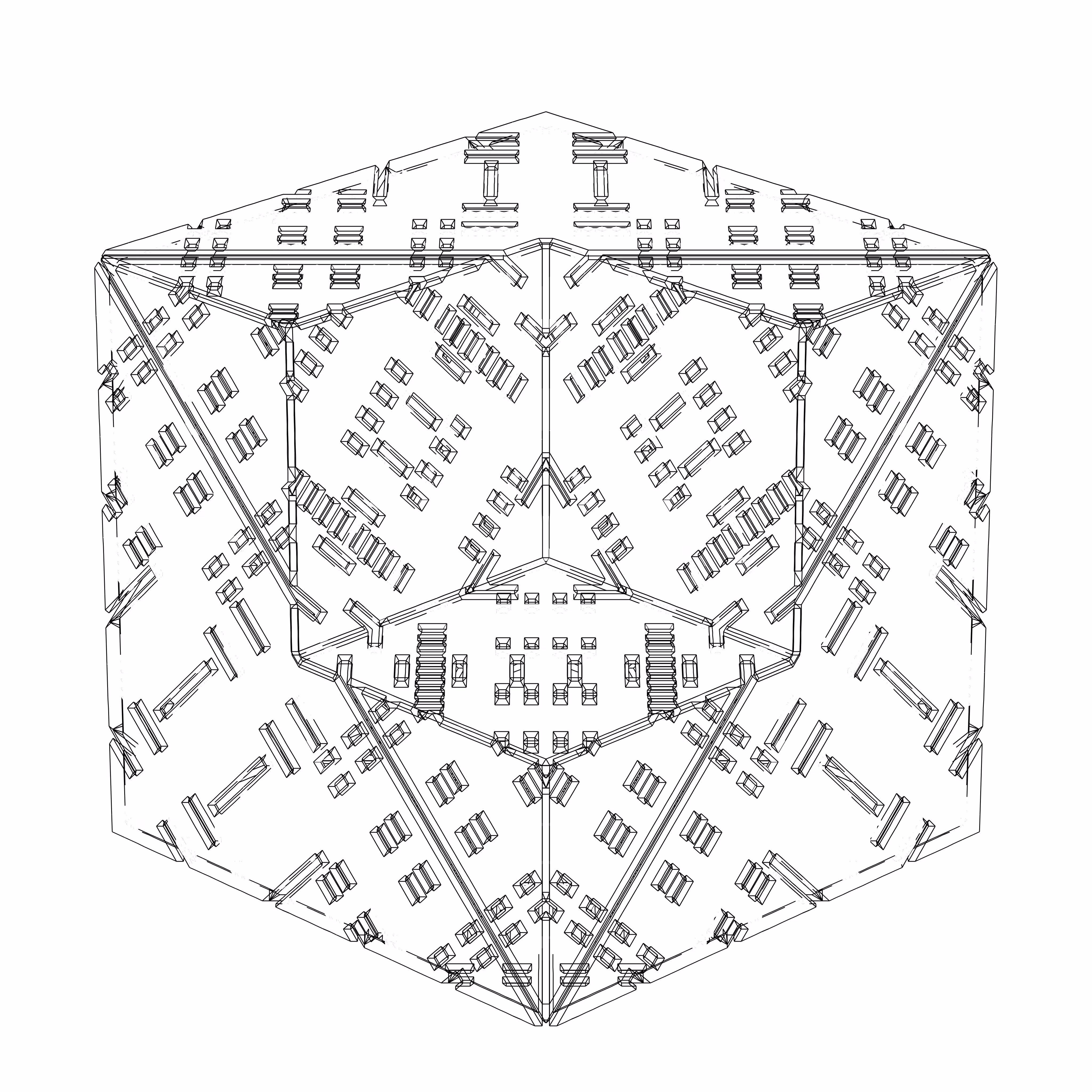 LL21 Alien Art Cube #424