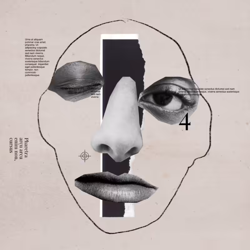 Collage faces #125
