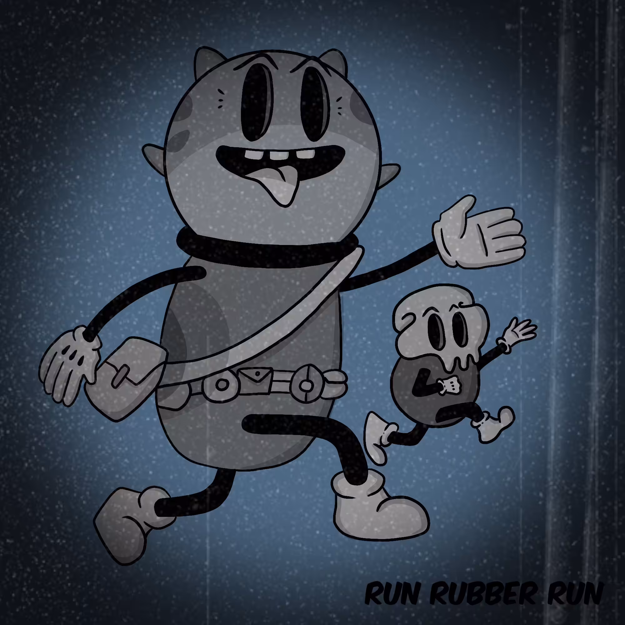 Rubber Bones "Run Rubber Run" x David Horvath