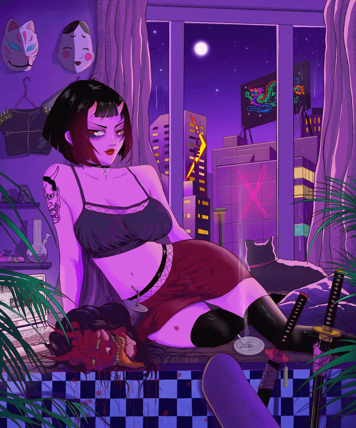 "I love to killing at night "