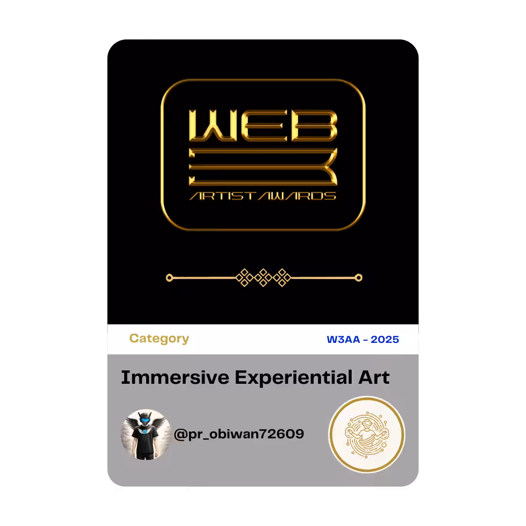 Voting Tokens Collection for 2025: Award 26 - Beat Immersive Experiential Art - @pr_obiwan72609