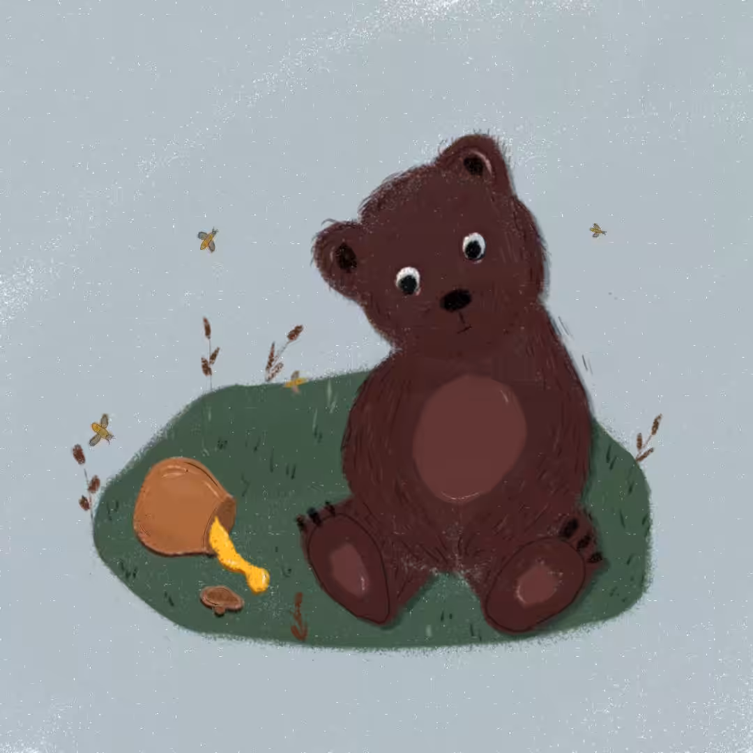 Sad little bear