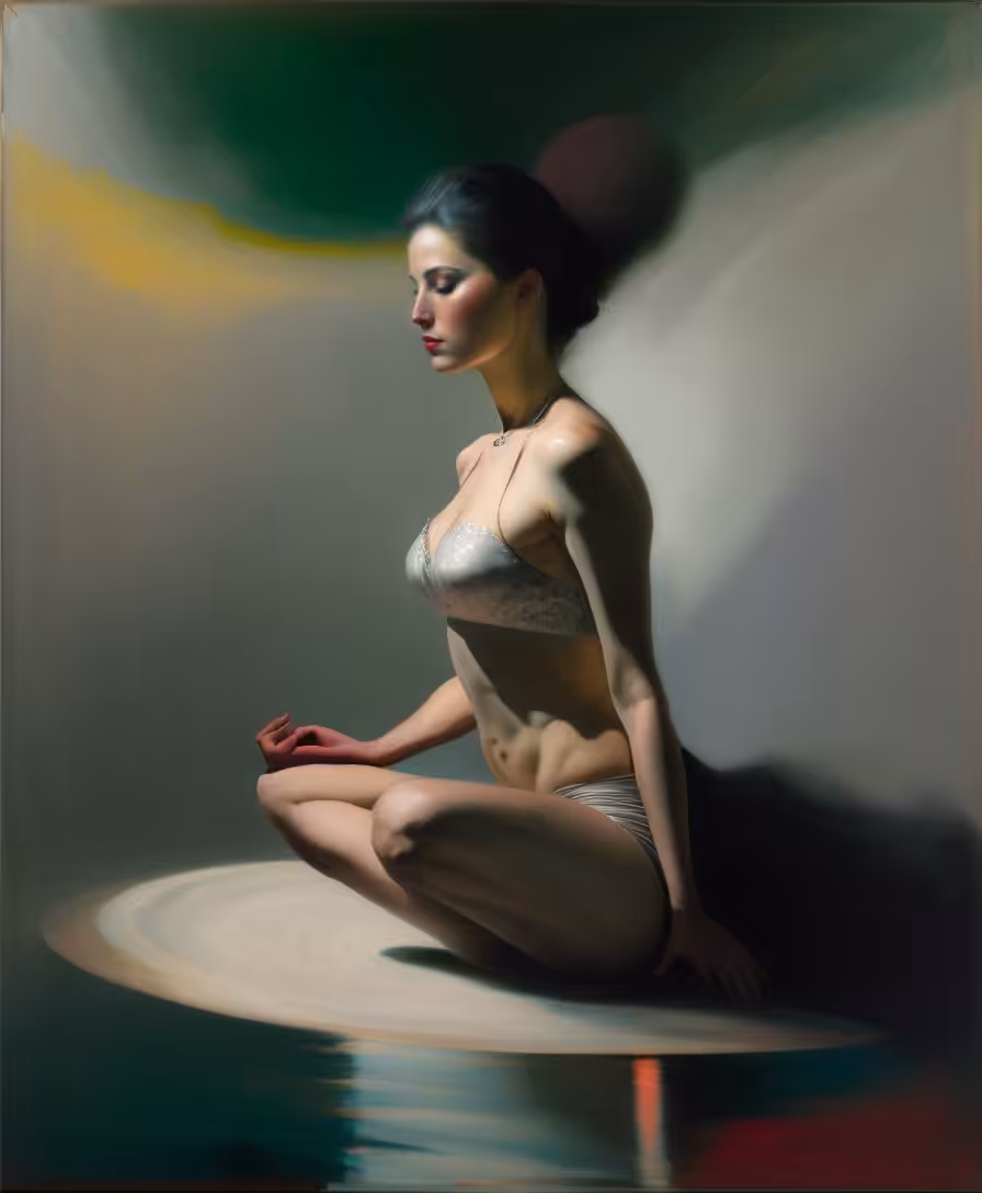 A woman in deep thought - 2