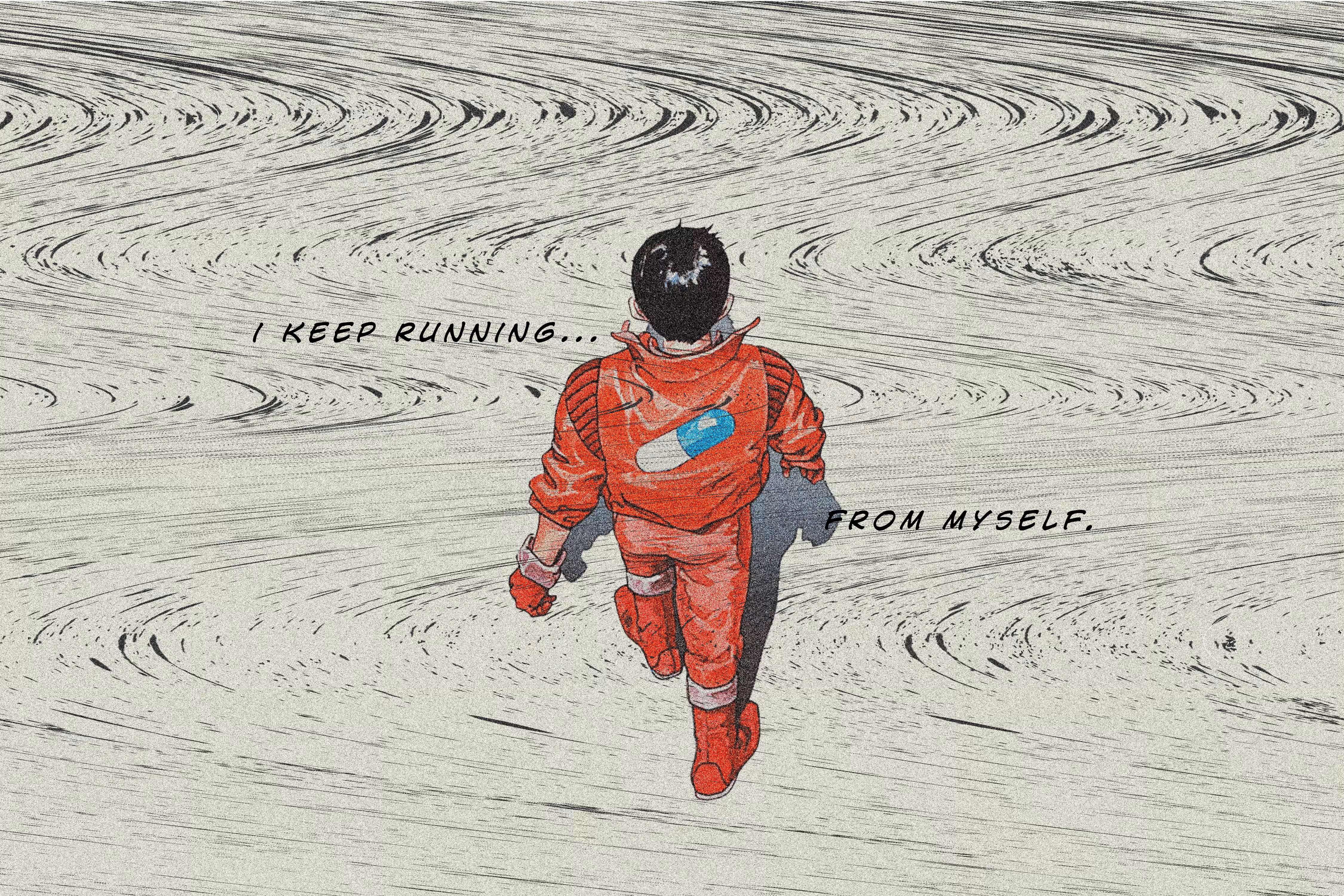 running from myself
