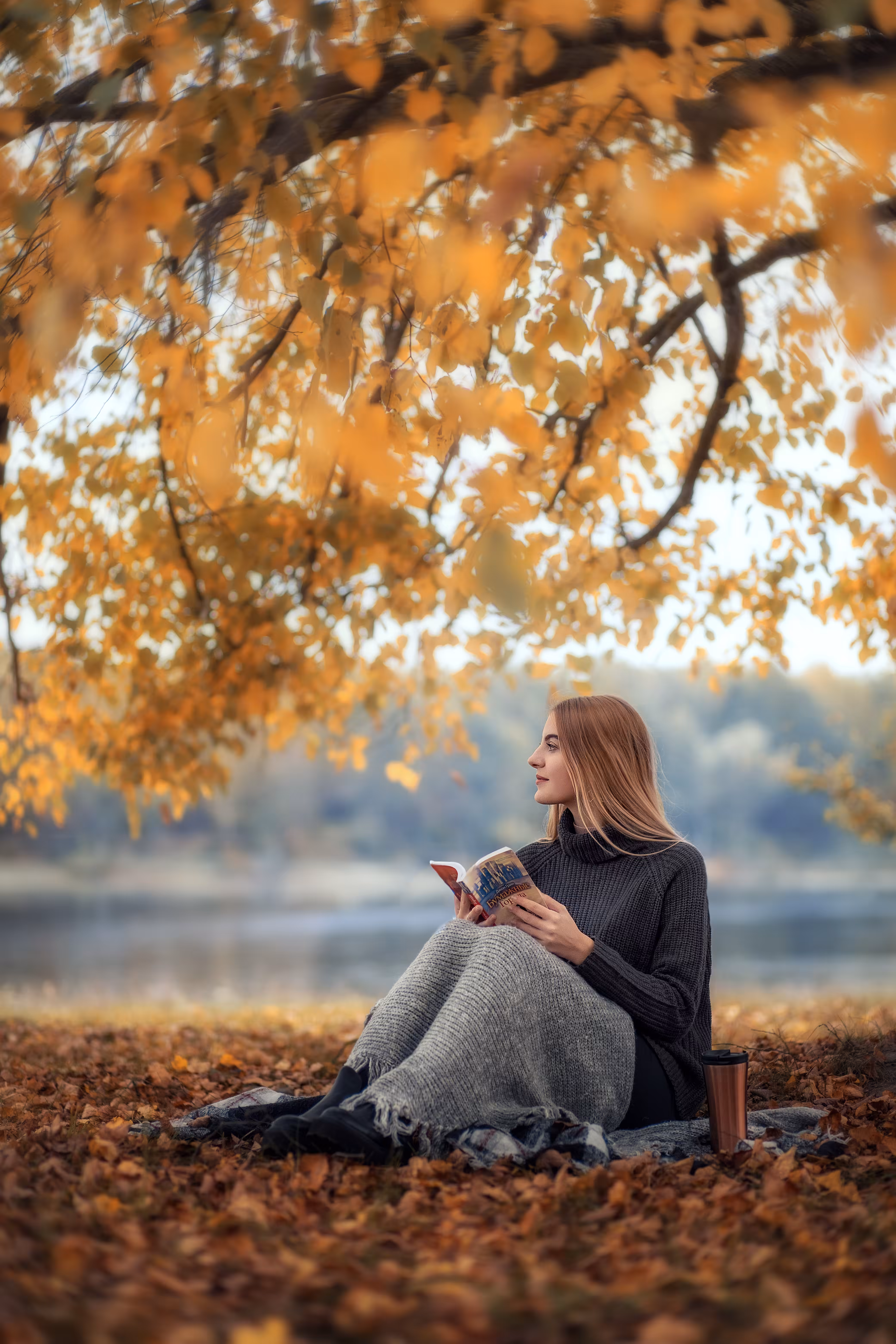 Girl with a book