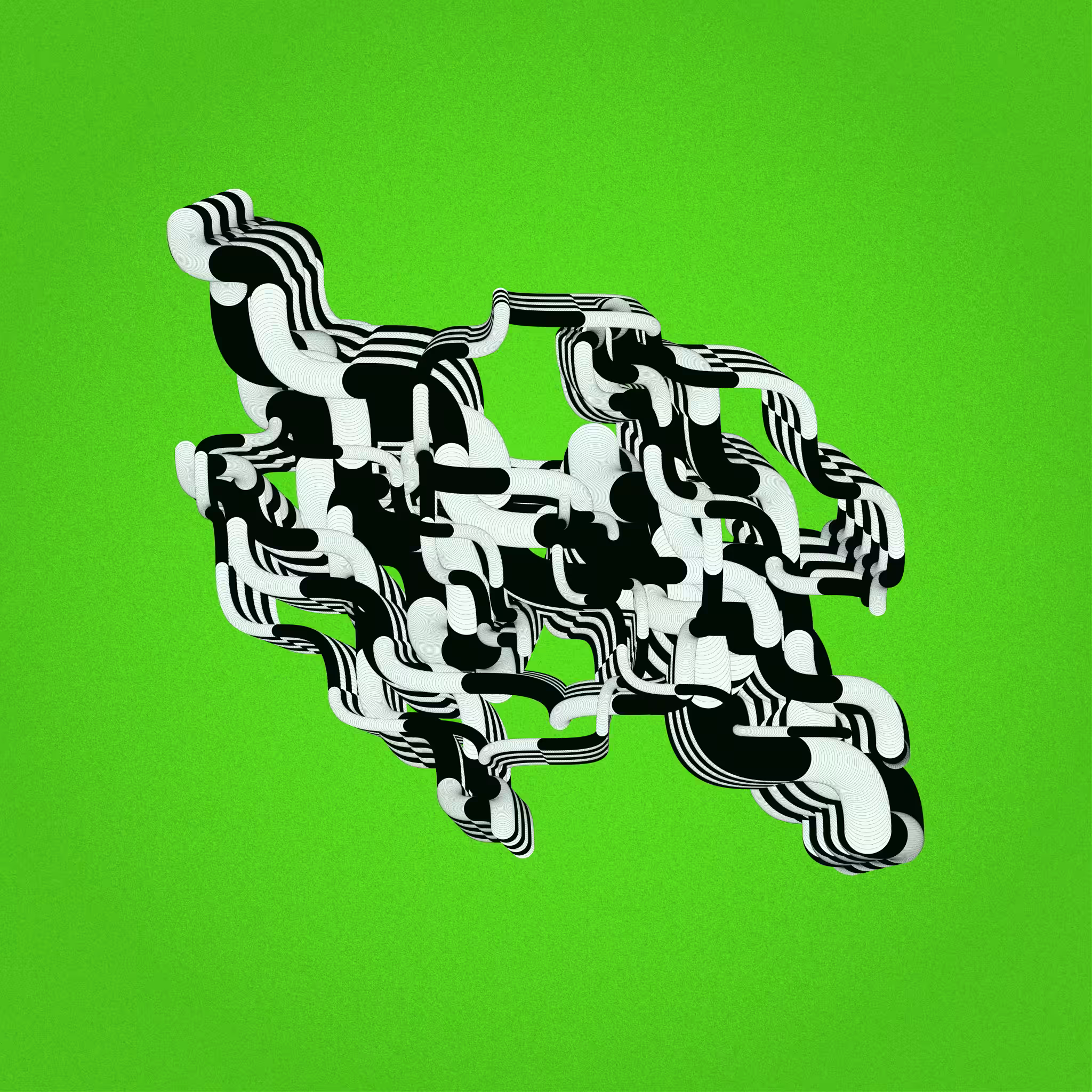 Pipe Alternate, Black & White No. 10