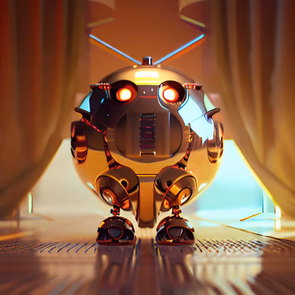 Golden Robotic Apples #29