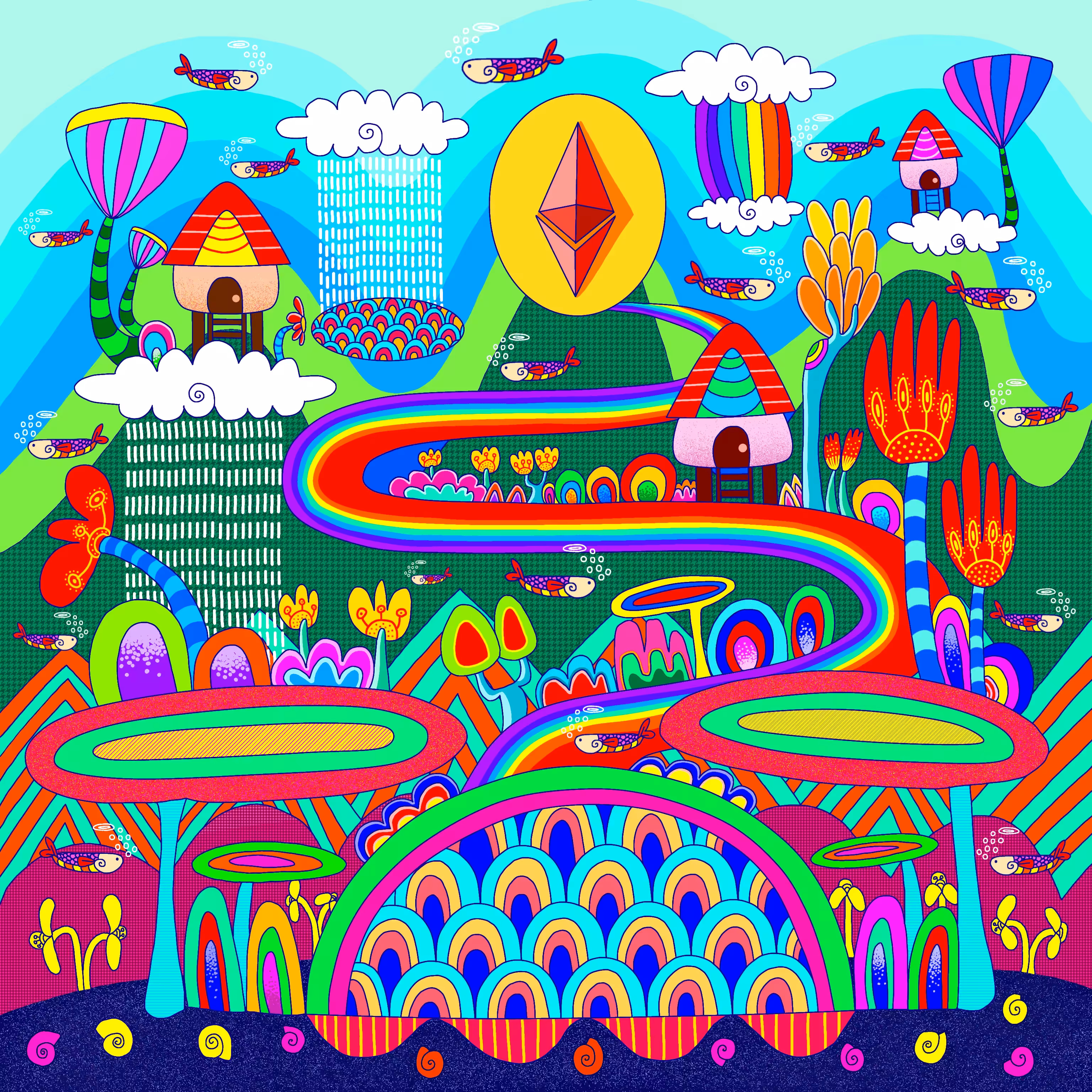Imaginative lifestyle to lines and colorful.(Special)#55
