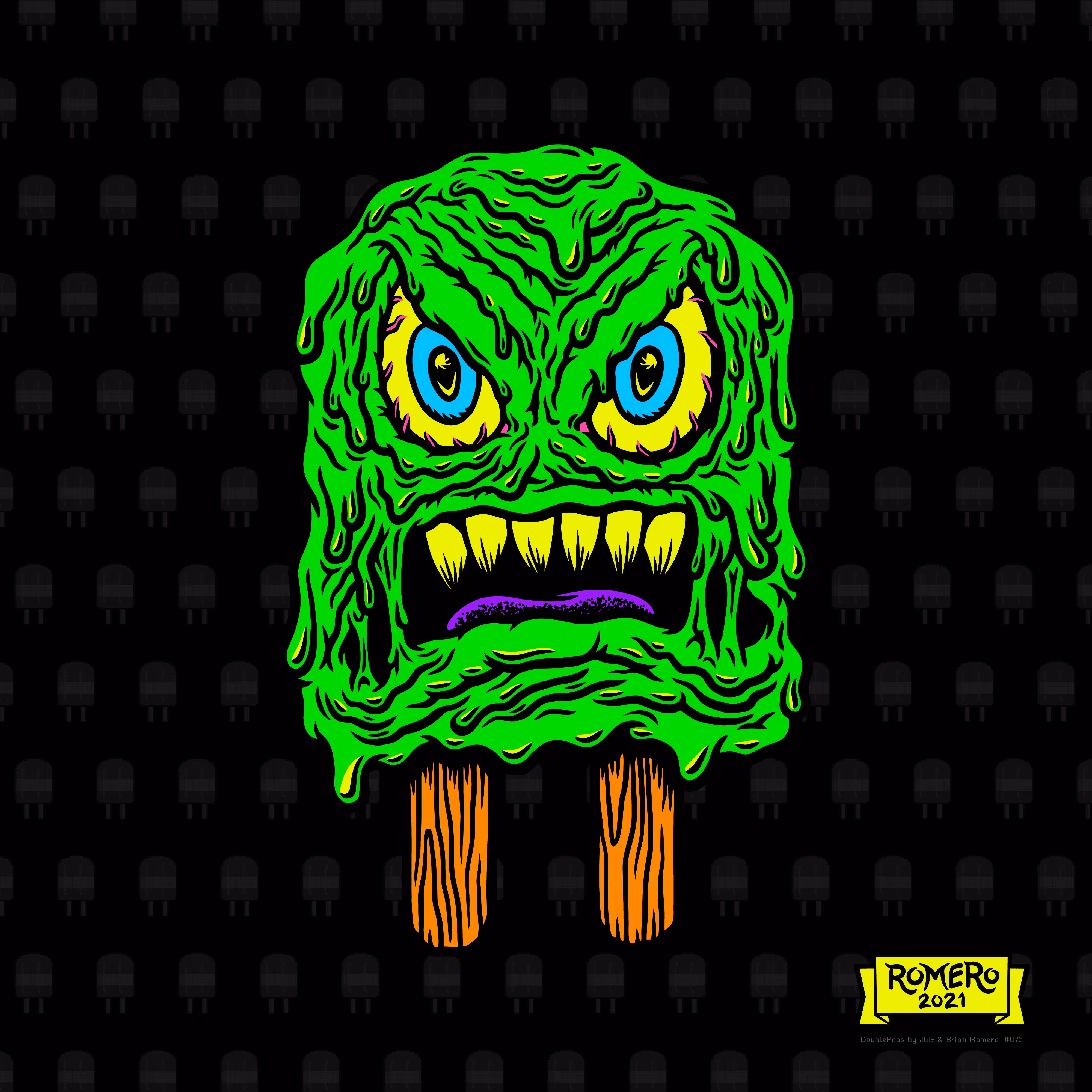 DoublePops #73 "Slime Lime by Brian Romero"