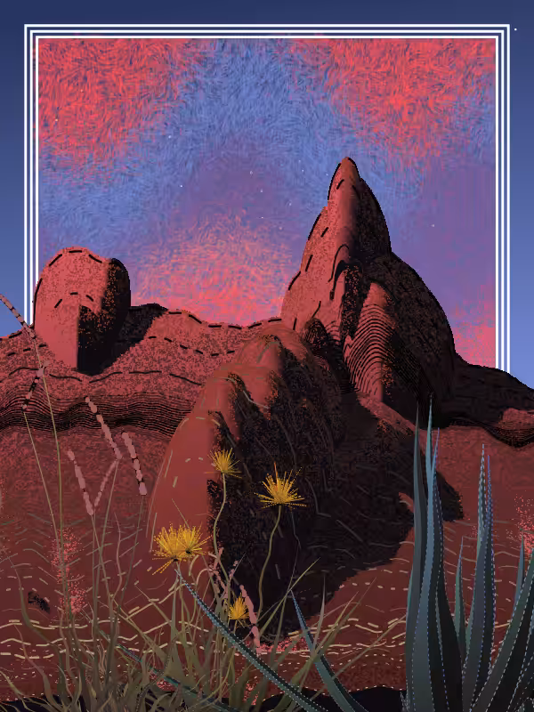 Desert Sun Rising #43