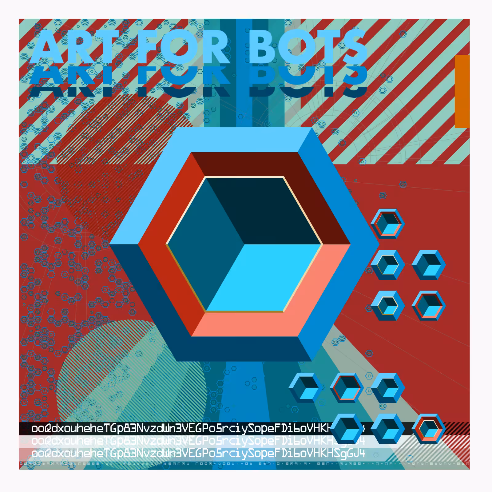 Hexagones - Art forBots forHumans forPrint #3