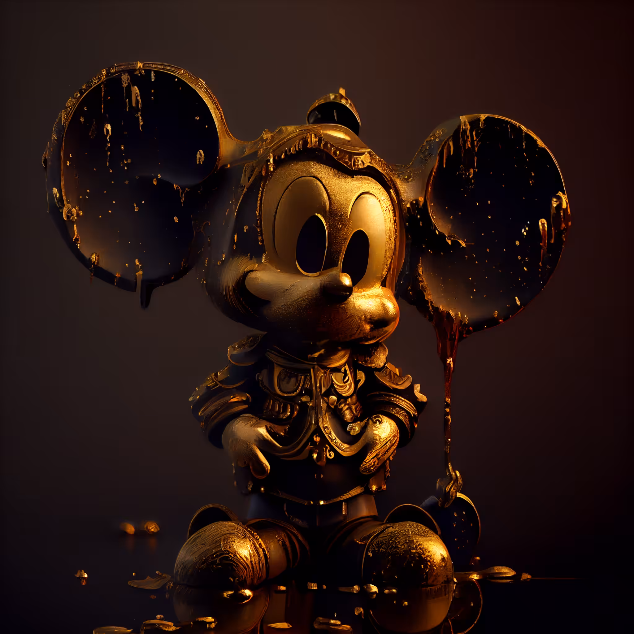 GOLD DRIP MICKEY