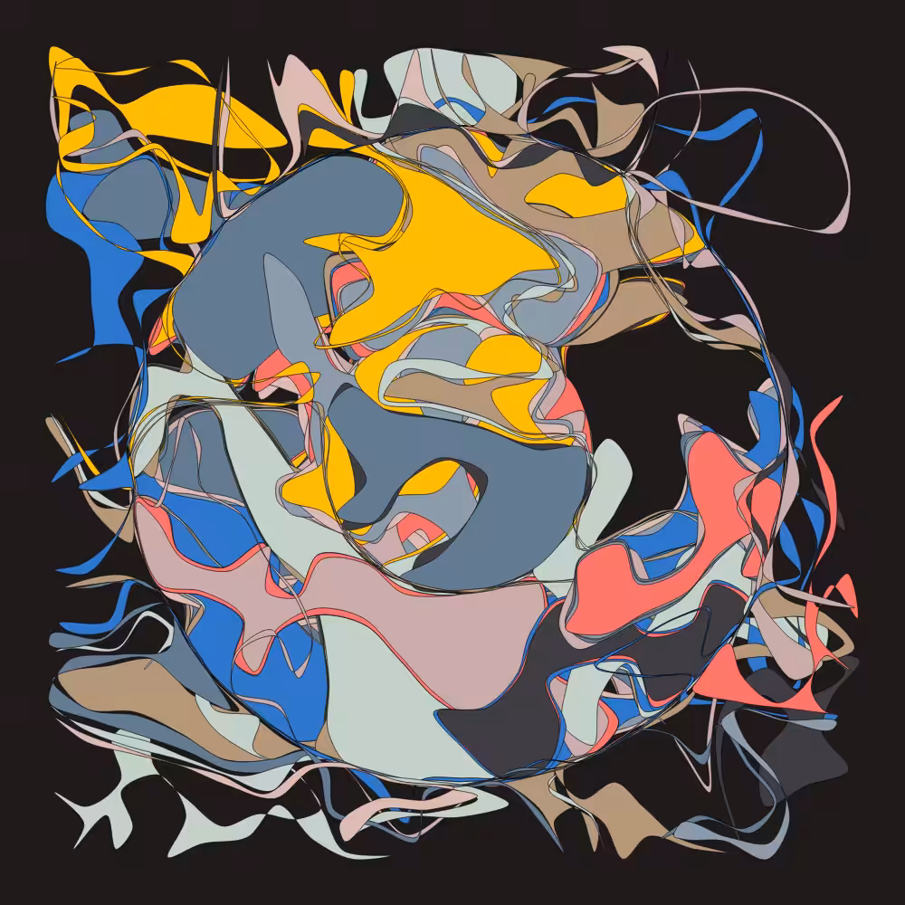 Geometric colorful shapes 3 #241