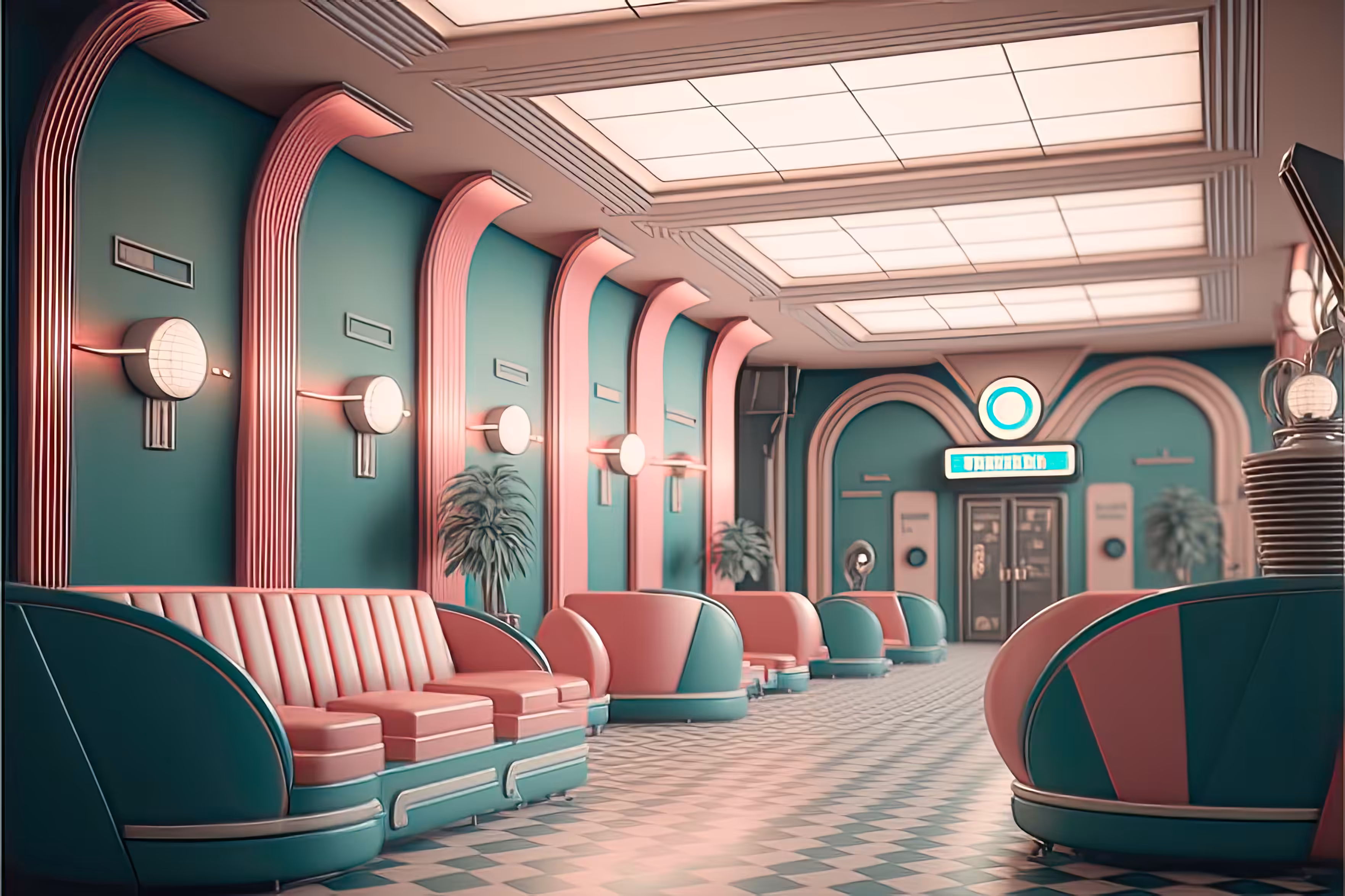Movie Theater Lobby