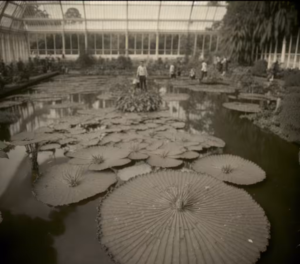 Giant Waterlily, Albumen Print, 1890