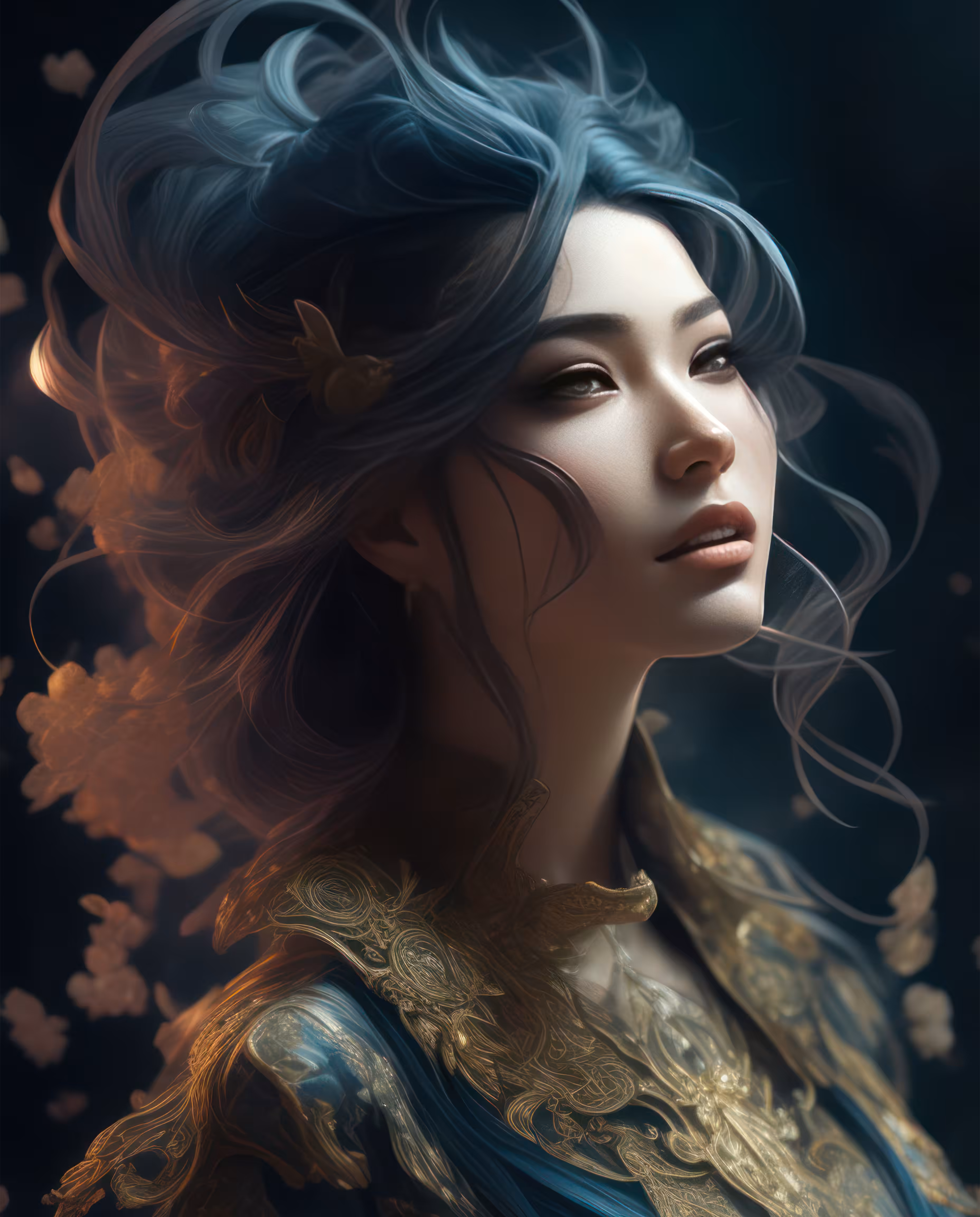 Beautiful Woman Magician