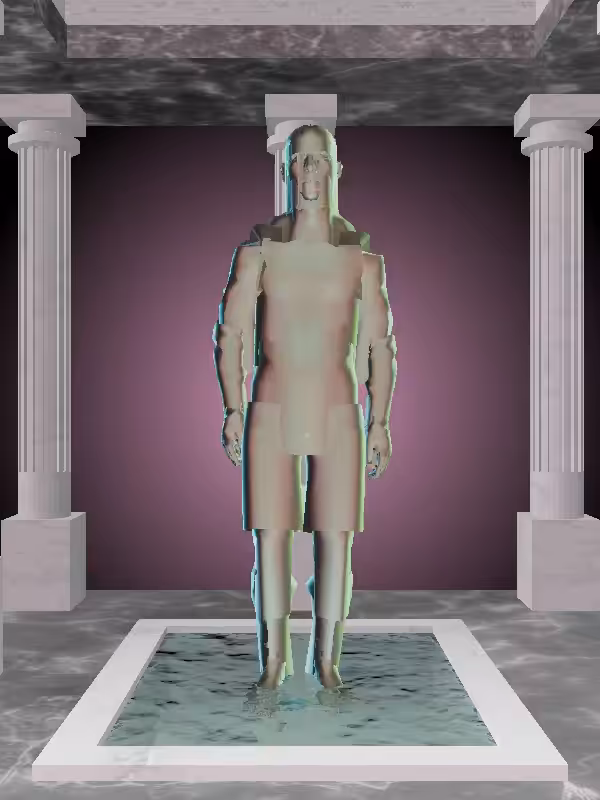 HeavenComputer: The Jumping Chatoyant Amazonite Man #6637