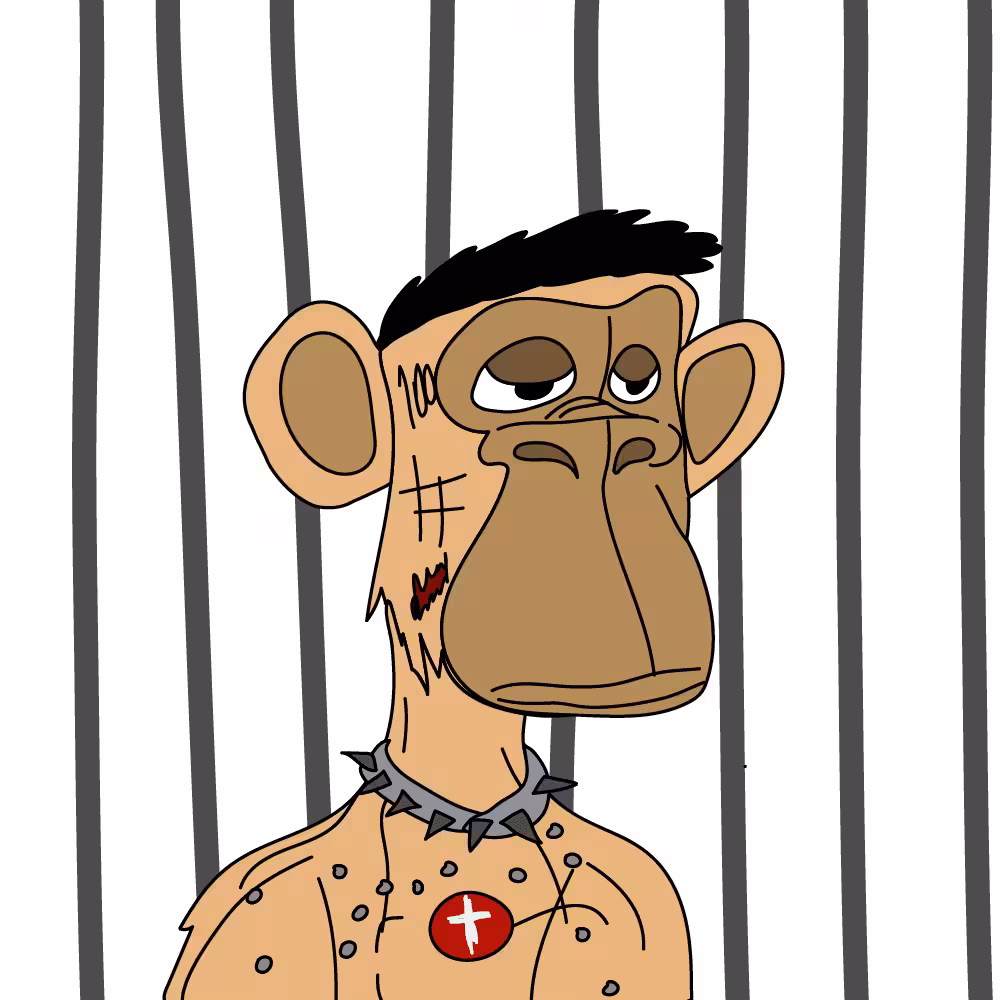Bored Ape Pop Art - Bored Prisoner