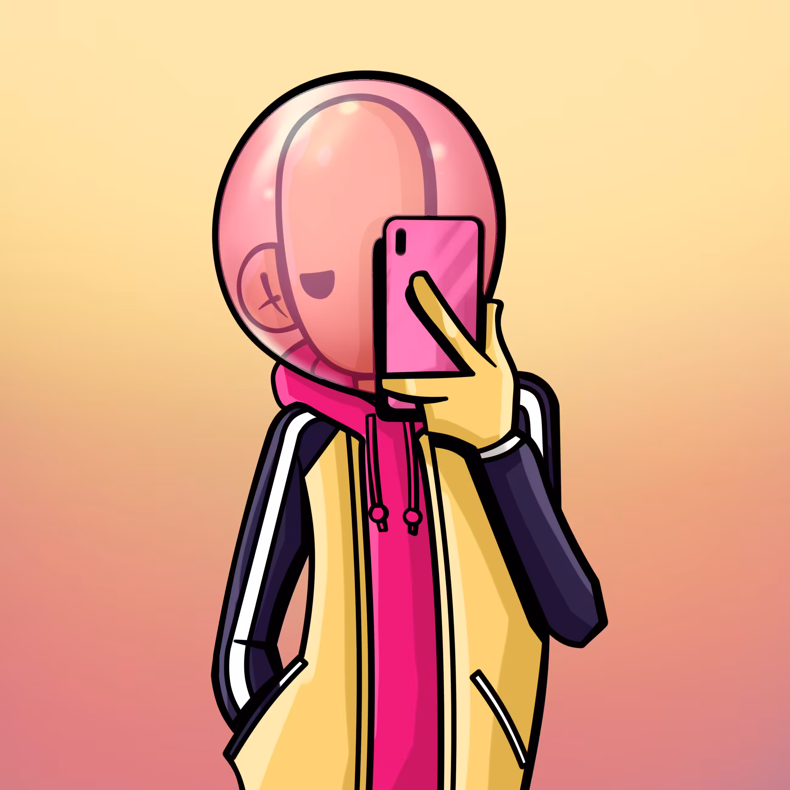 Selfie Club #99 (Cool Guy)