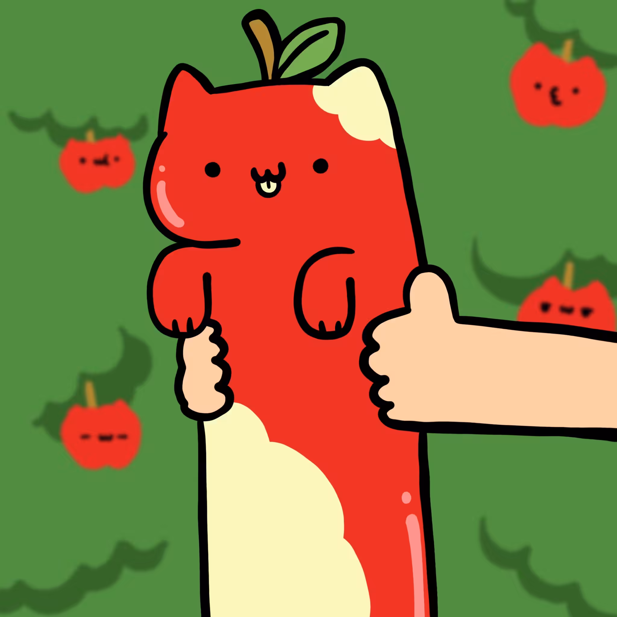 Long Long Apple Cat #0169