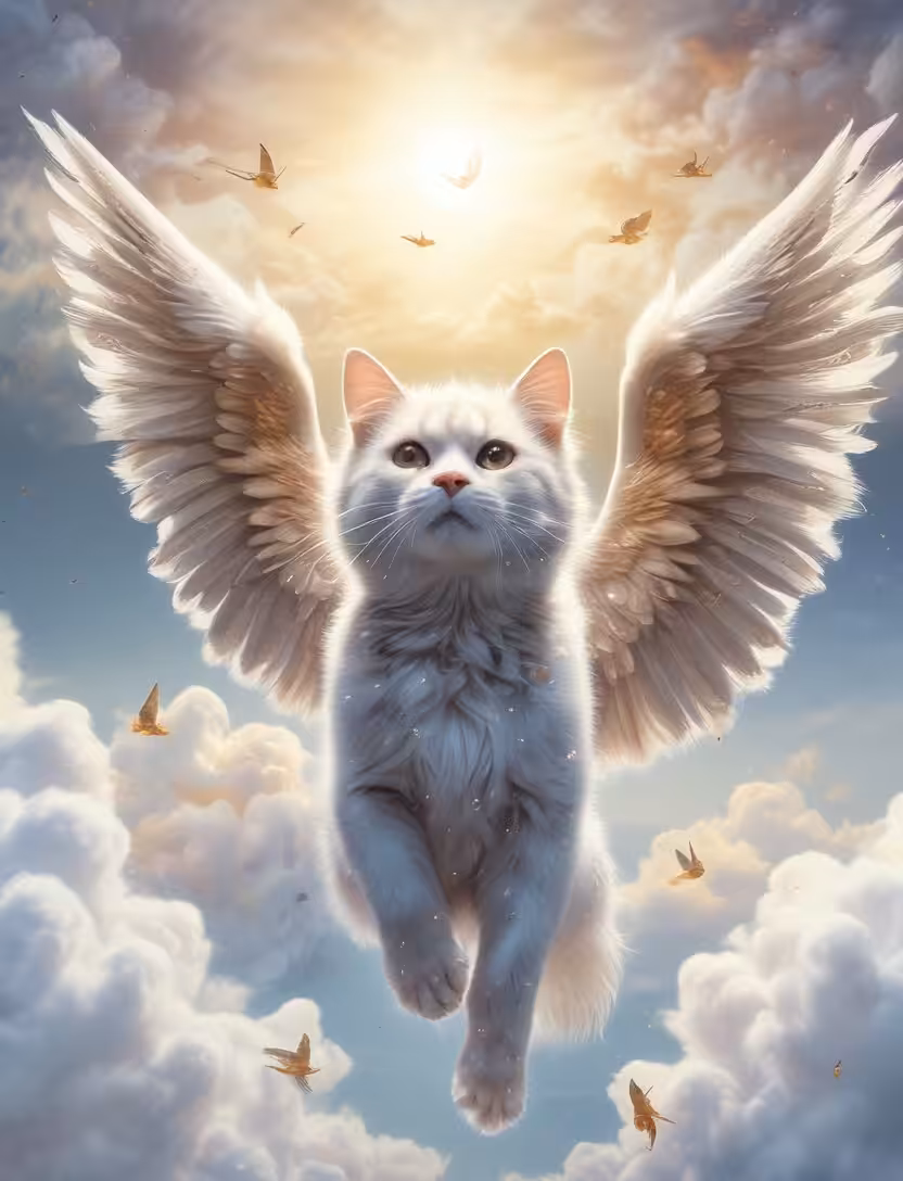 Angel cat