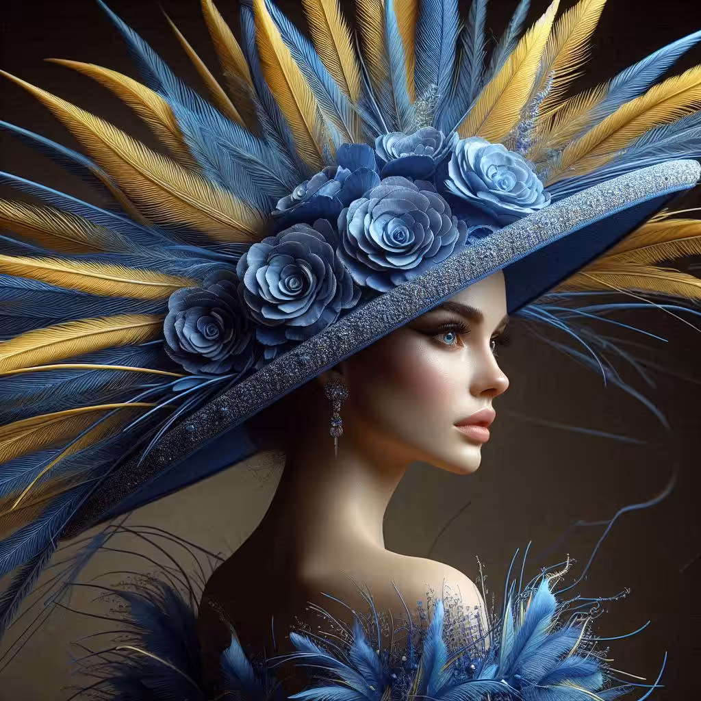 blue girl