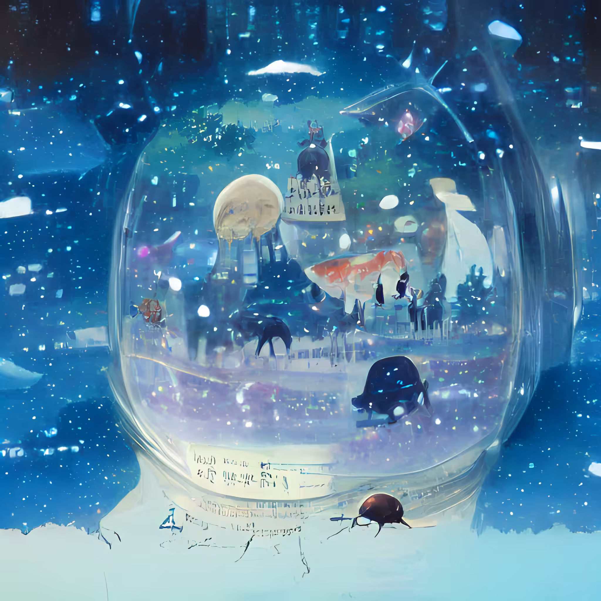 Holiday Snowglobe #06