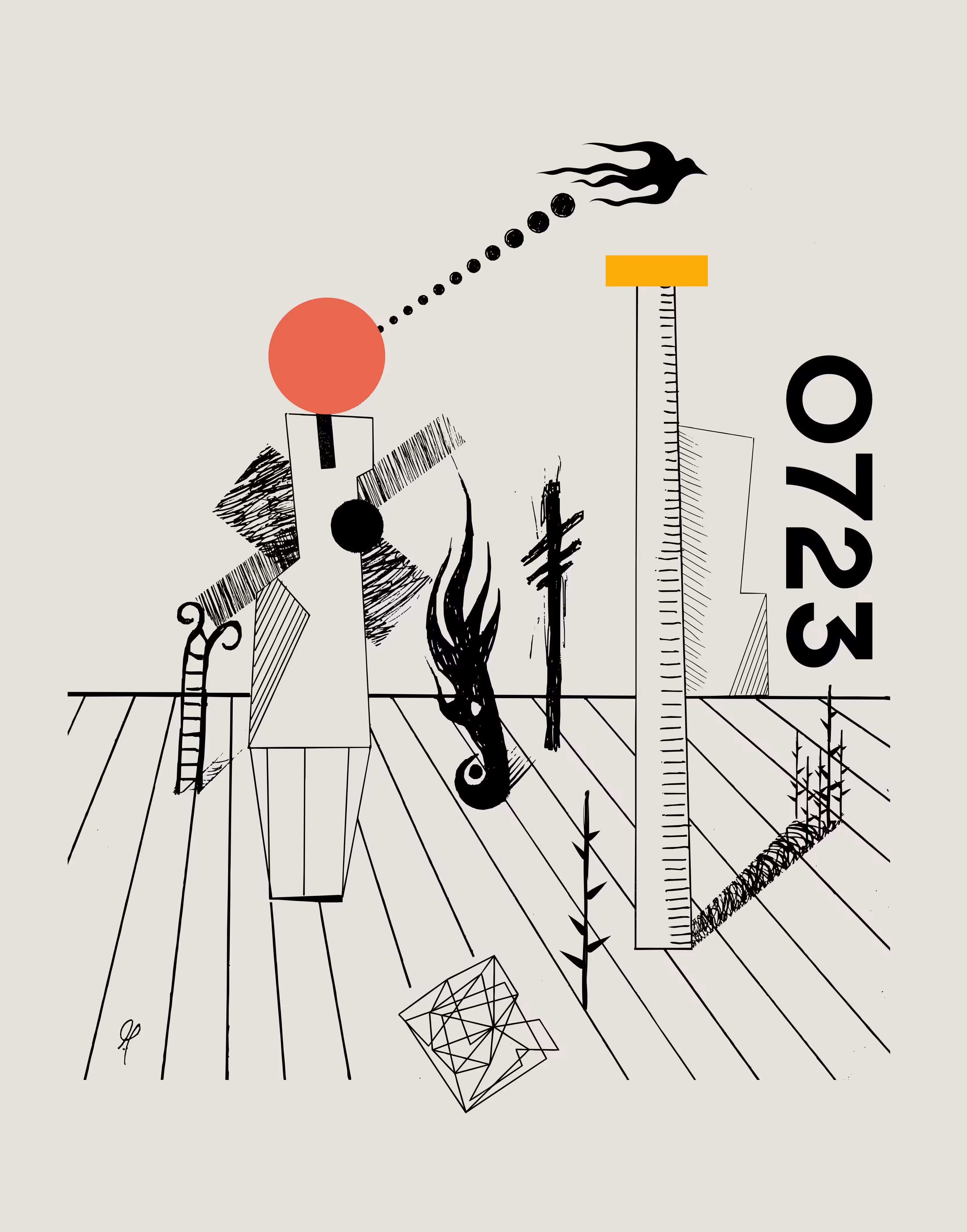 WRK.0723 // A collection of symbols and A SHIRT.