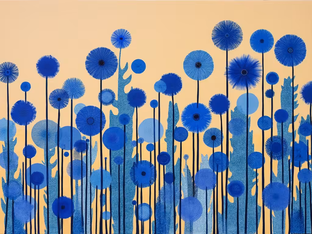 blue flower flow