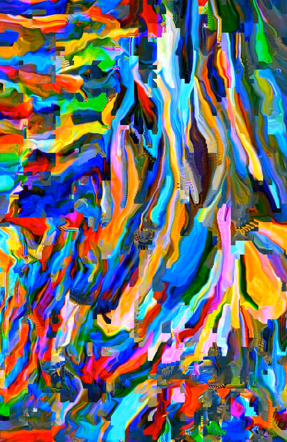 Abstract Glitch Composition 