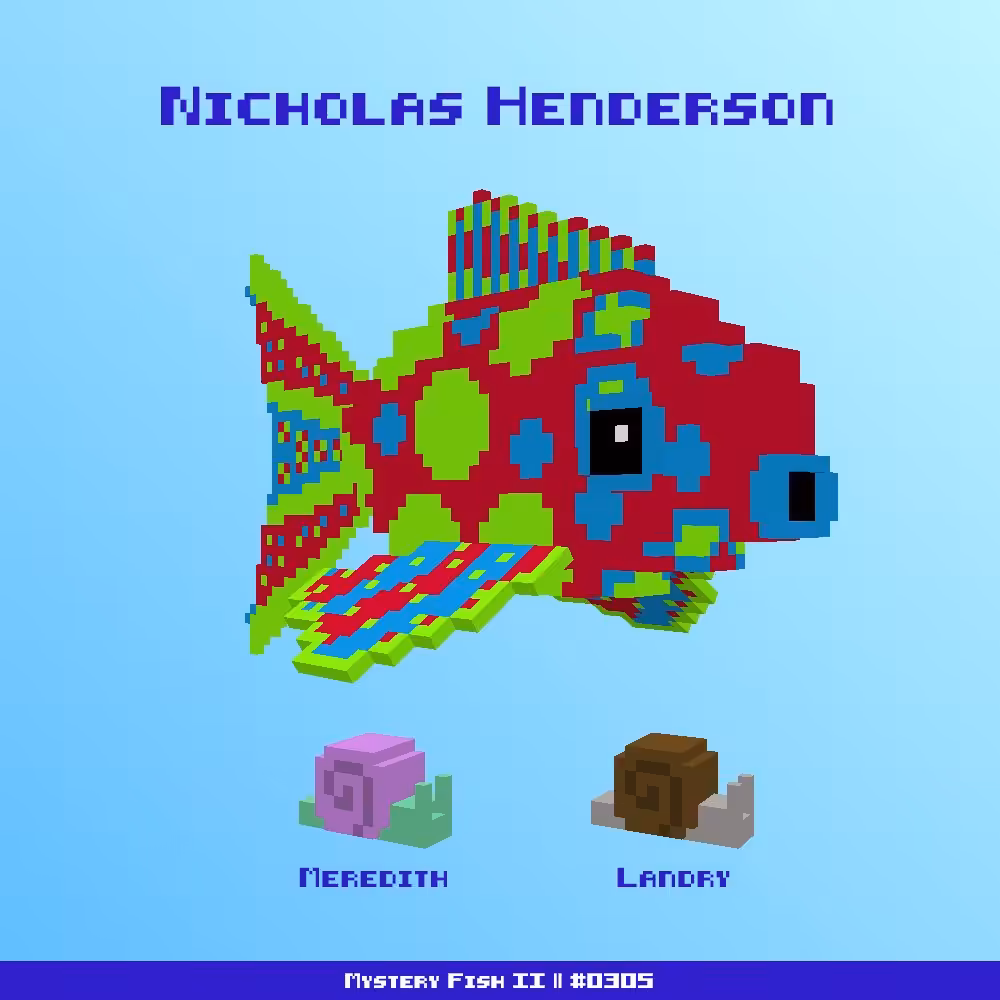 Nicholas Henderson :: Mystery Fish 0305/1000