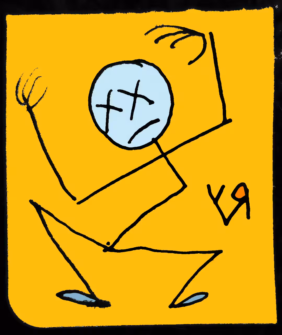 "All That Anxiety (Ain't Good for the Brains)" by Richard F. Yates (Holy Fool)