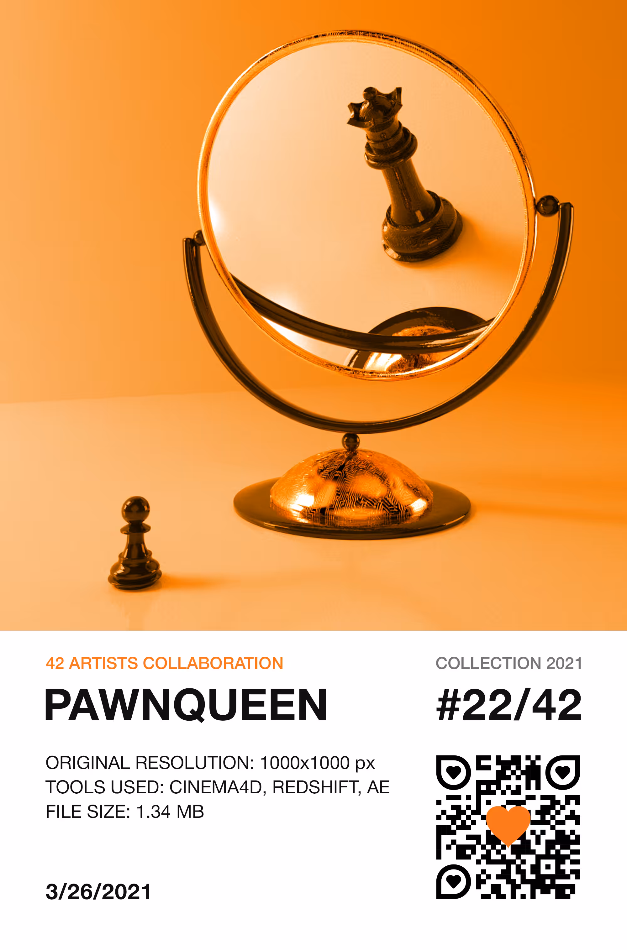 42 Artists Collaboration: 22/42 — PAWNQUEEN