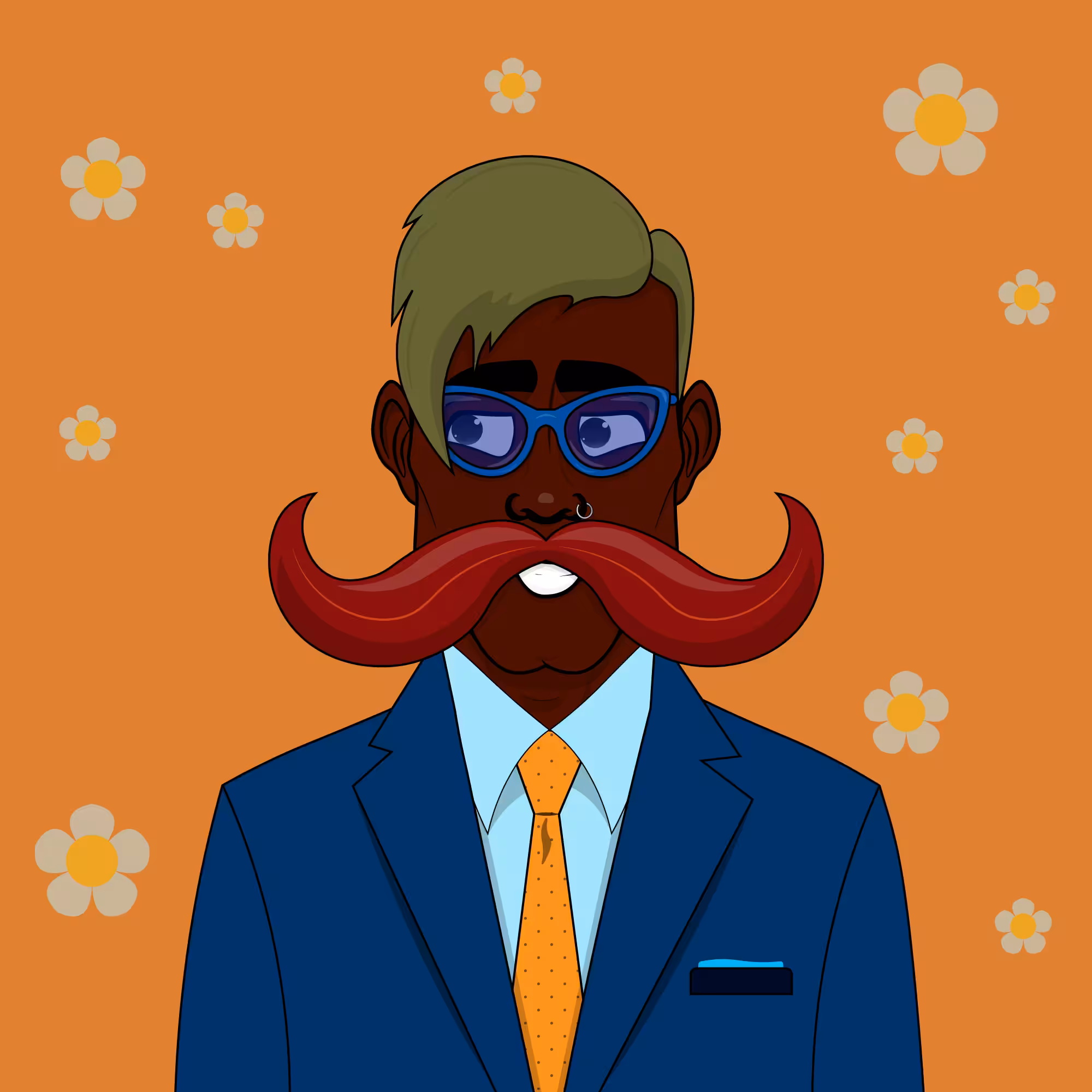 Mustachioed #24