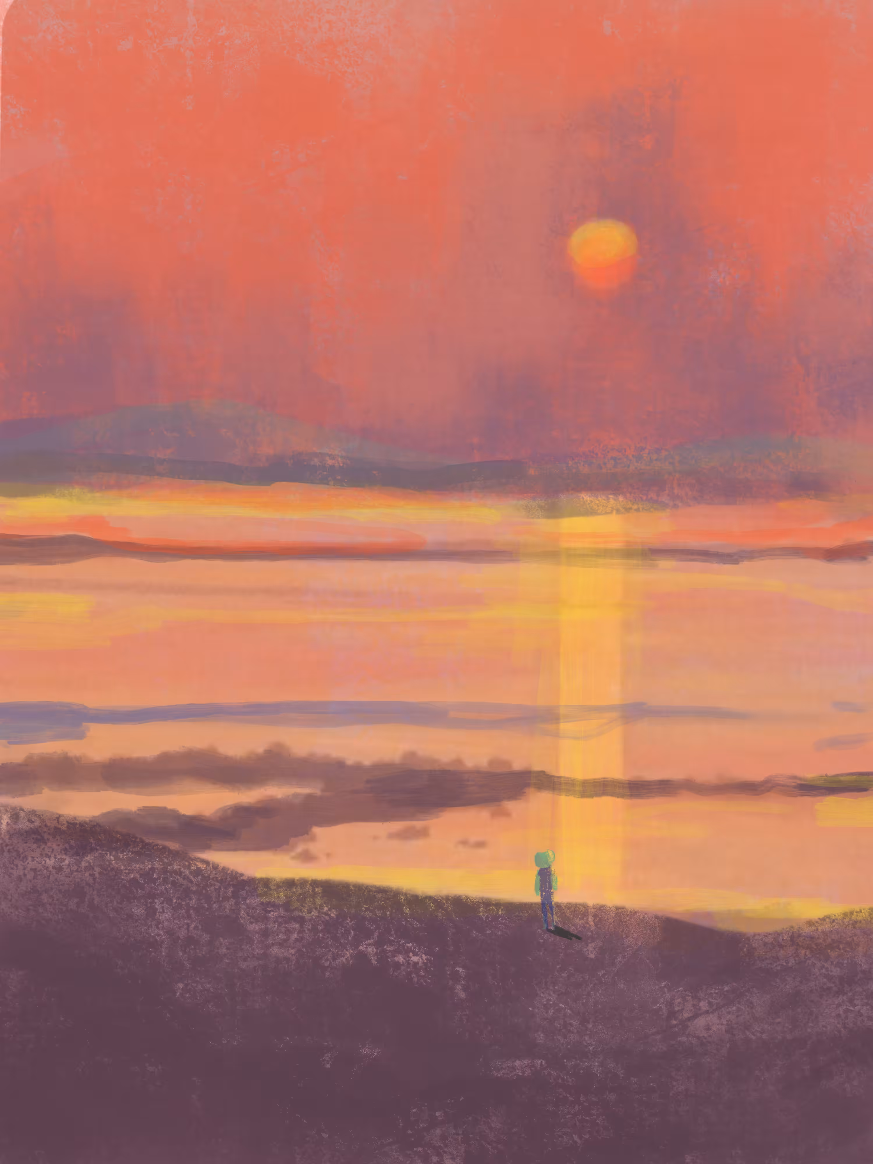 Orange sun
