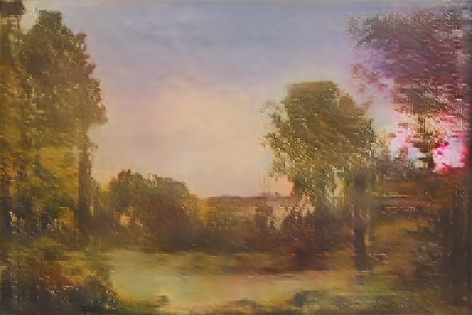 The Garden at the Edge of Evening