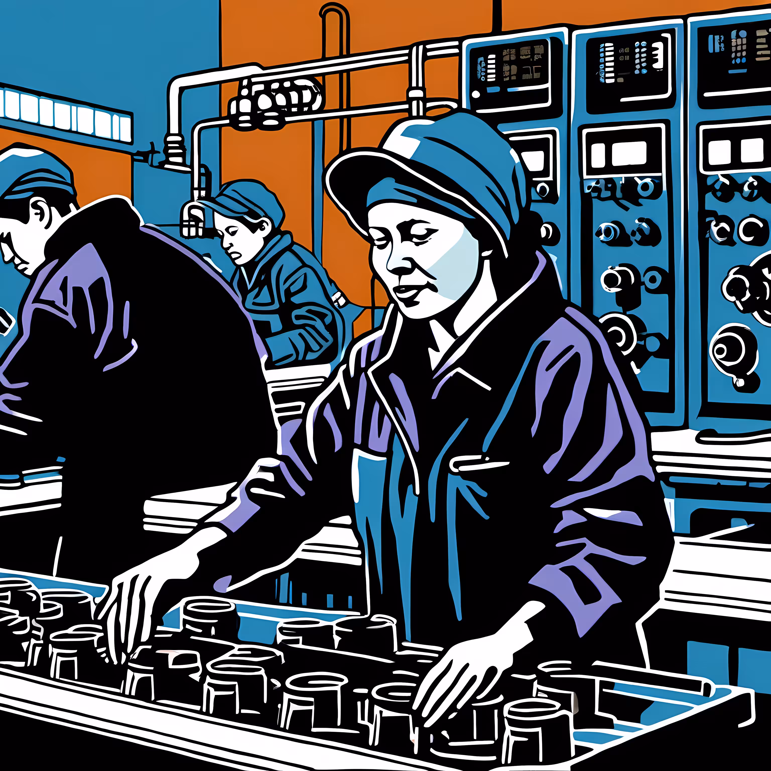 Workforce Portrait / Automotive Assembly Line Worker #1
