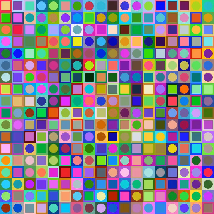 Square Dot Composition #297