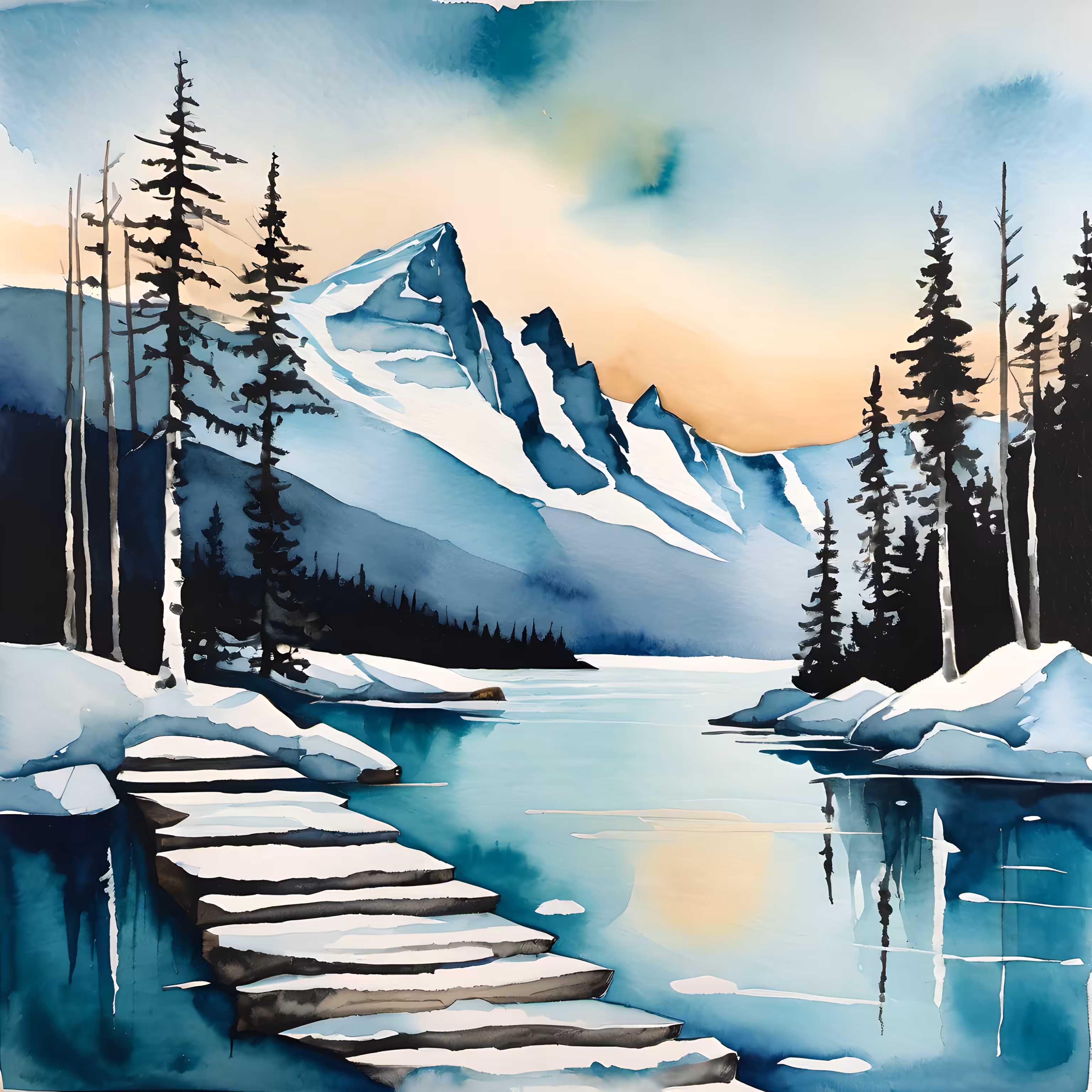 Glacial Lakes #99