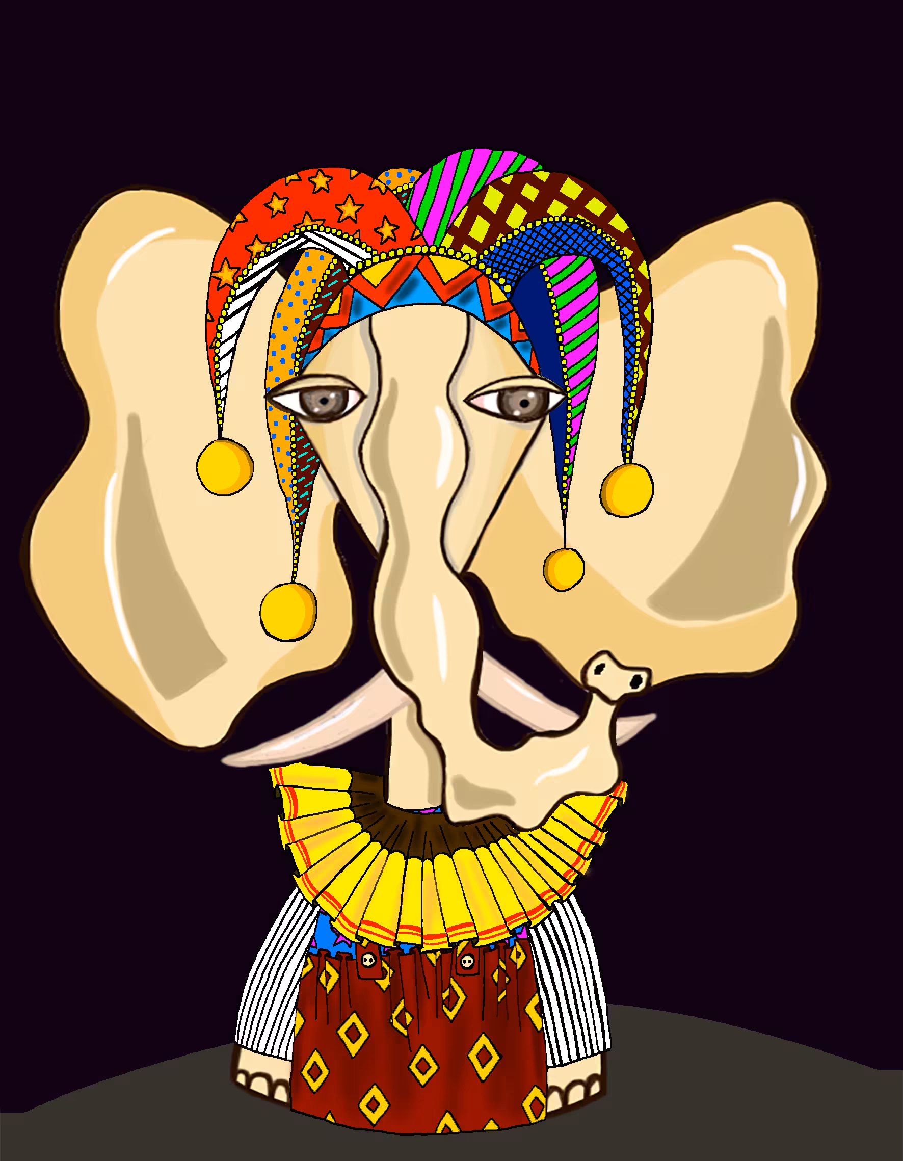 the clown