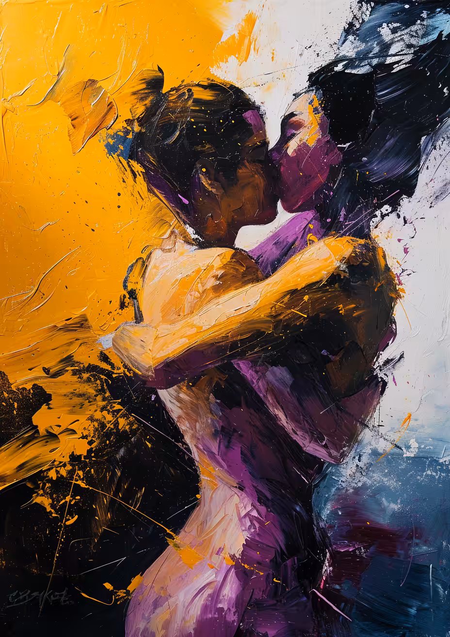 The snatched kiss