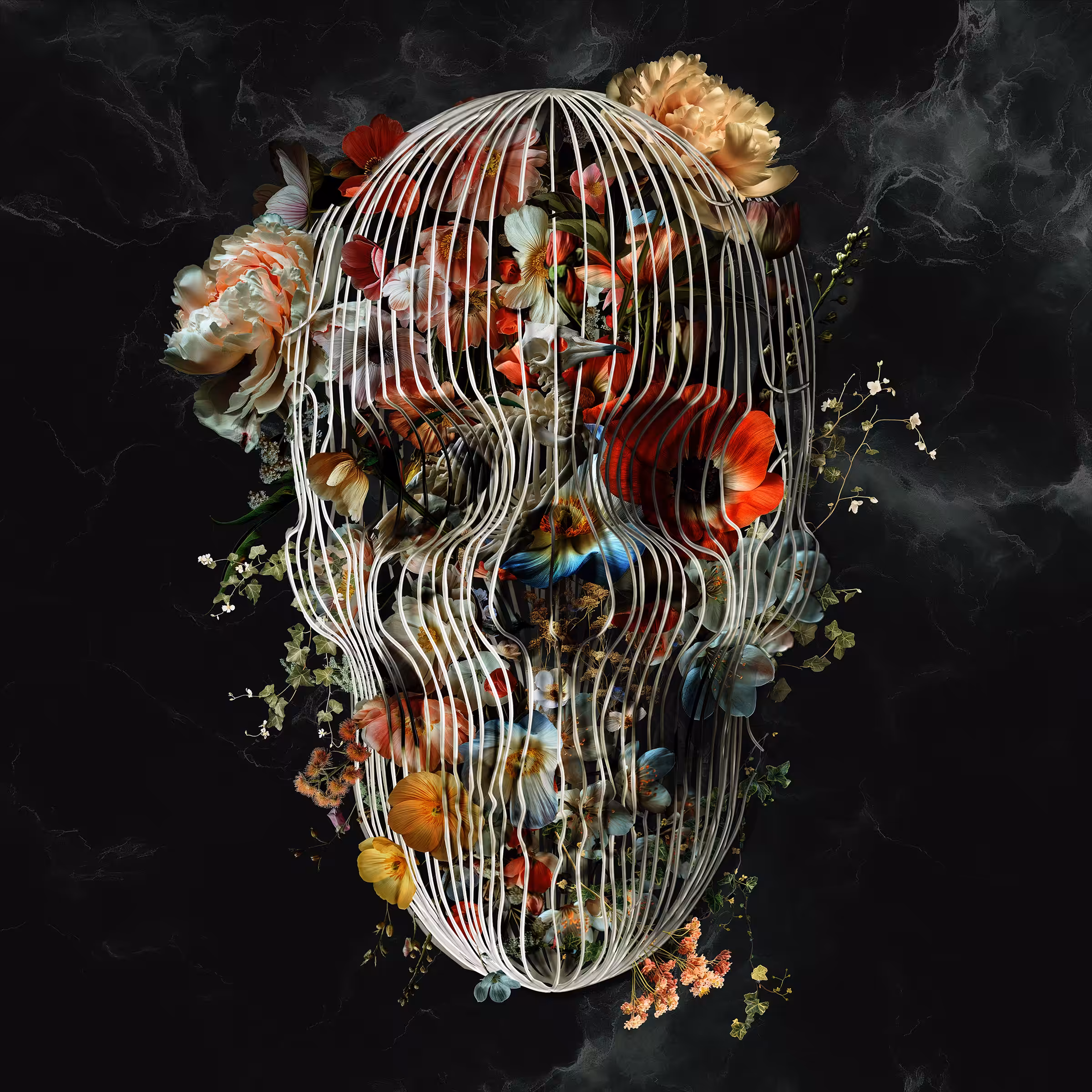 Cage Skull #1