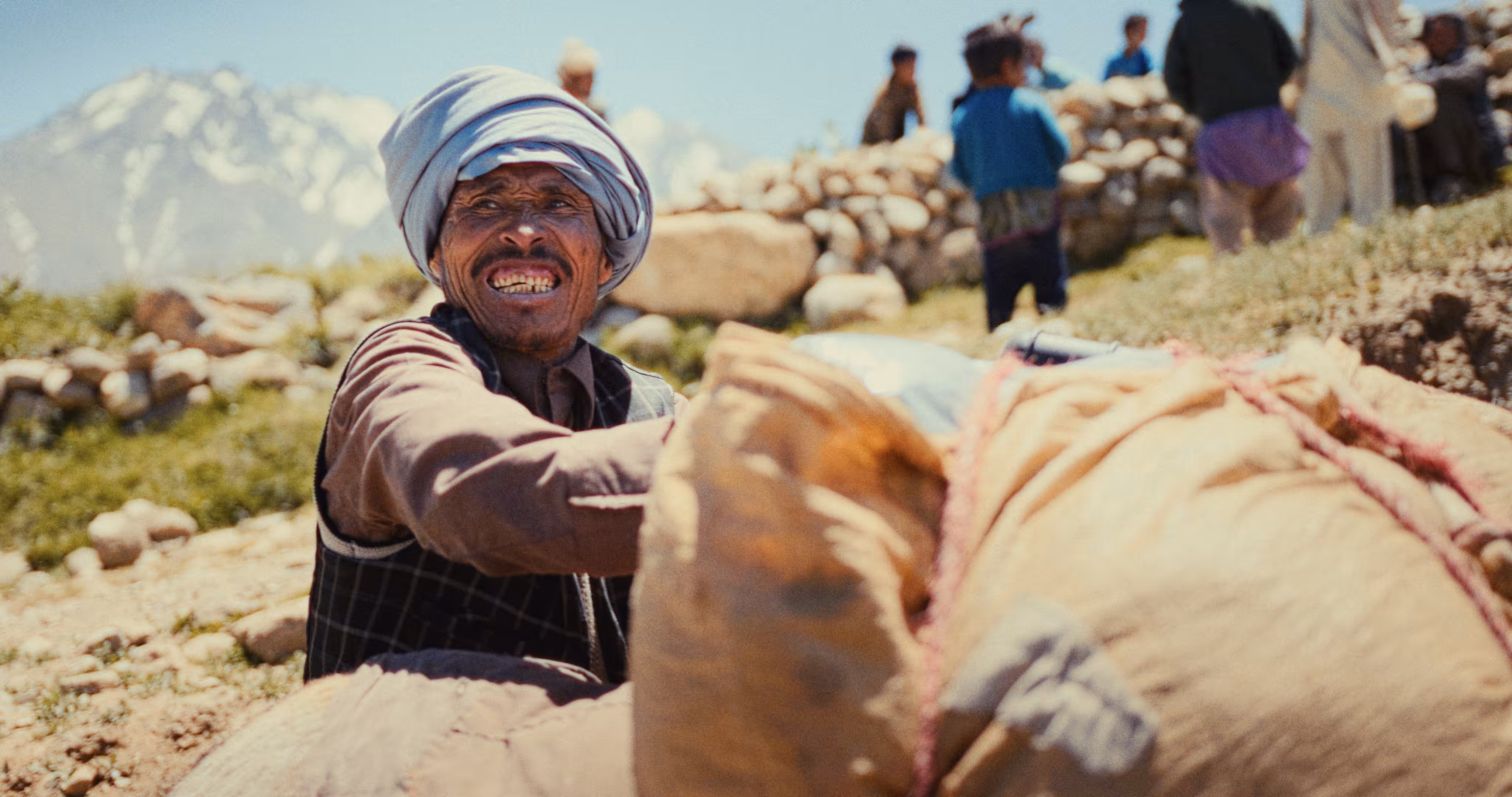 Packing for a hike up the Bamyan mountains