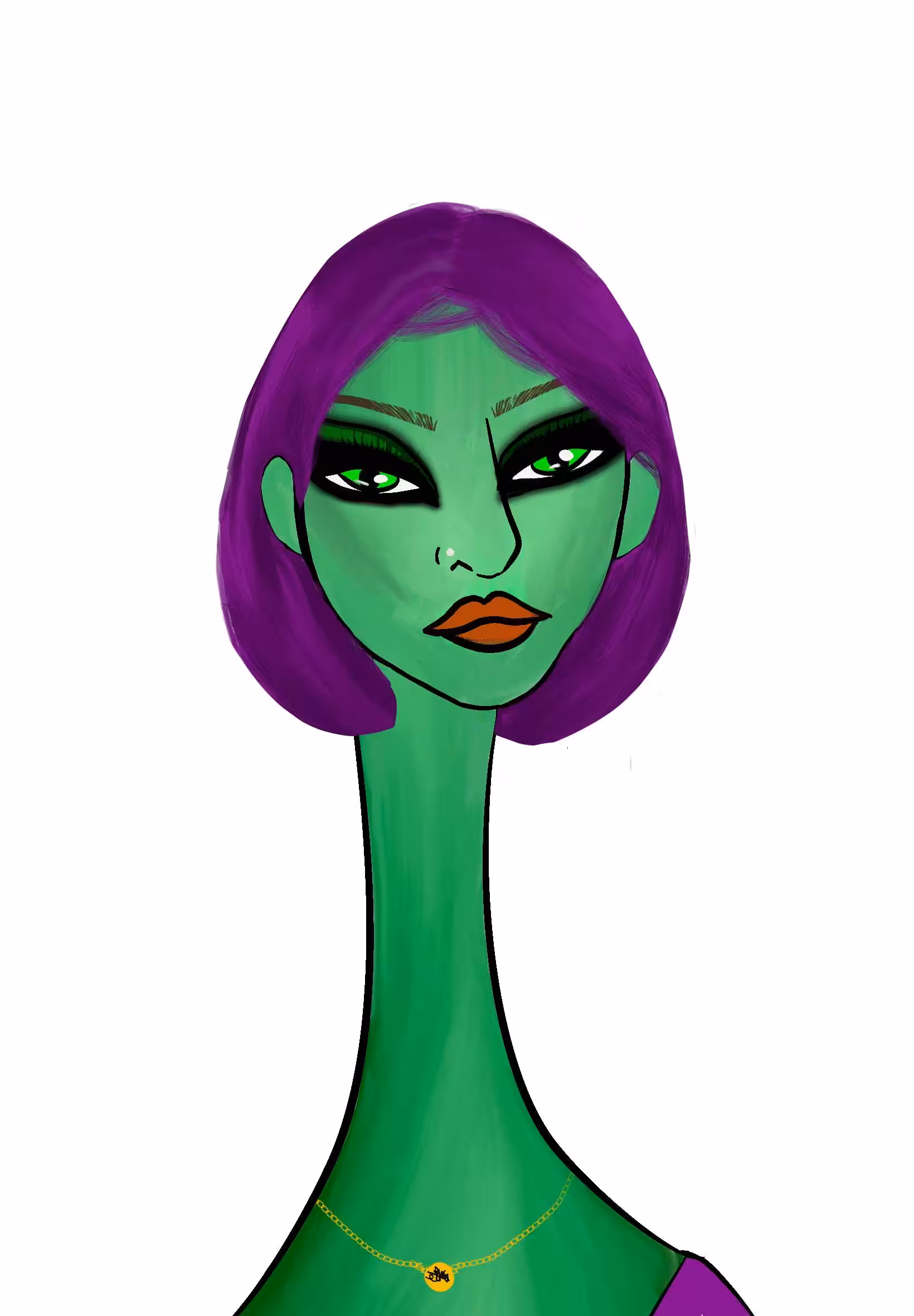 Long Neckie Ladies: Long Neckie Lady #1022