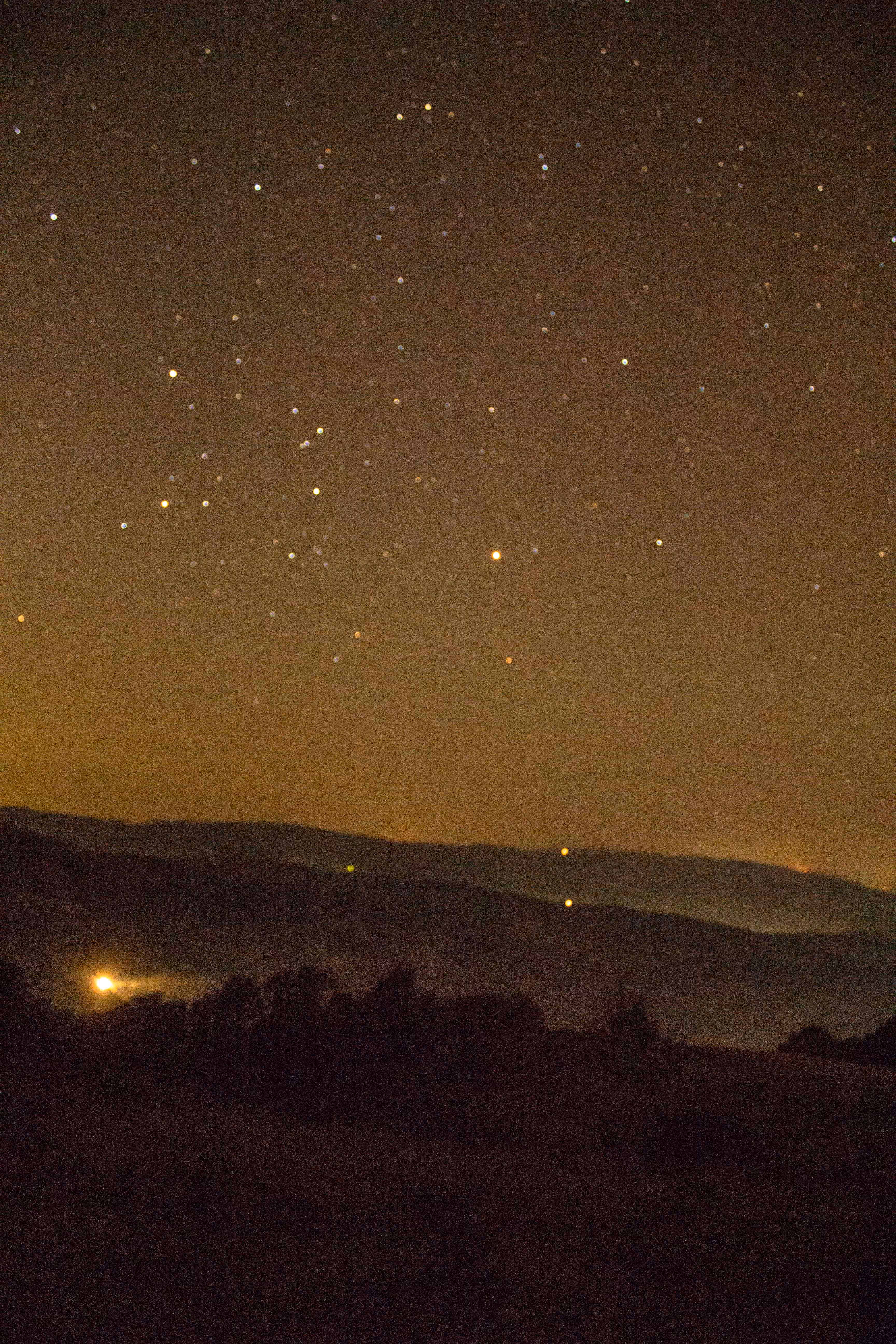 night sky in ljig