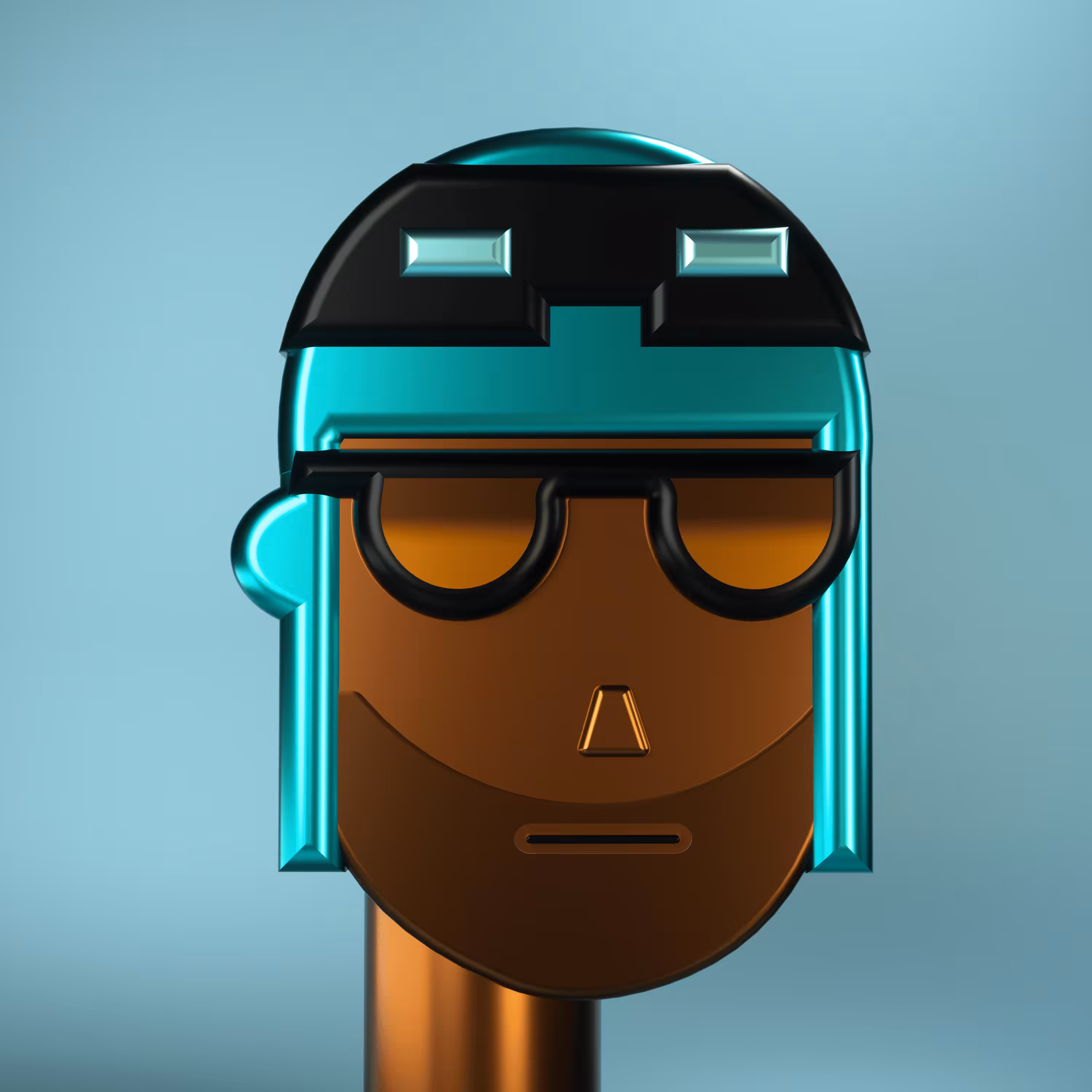 3D Chrome Punk #0583